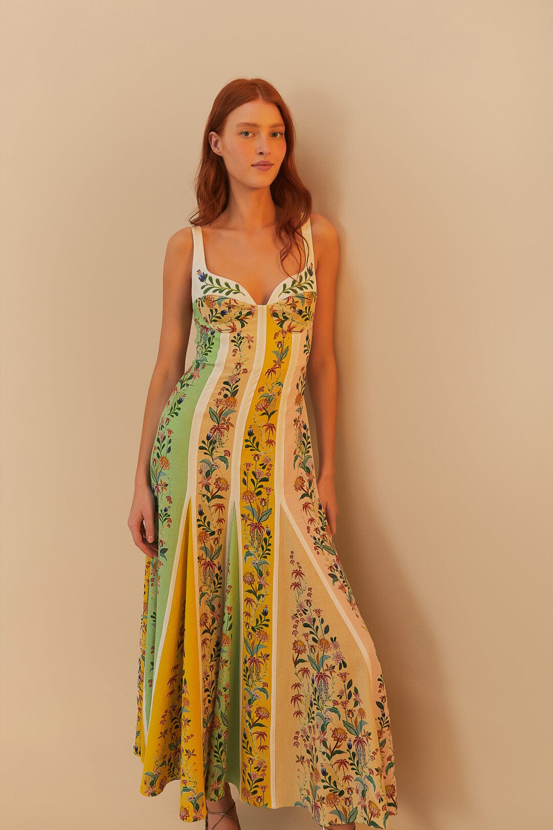 Delicate Floral Stripes