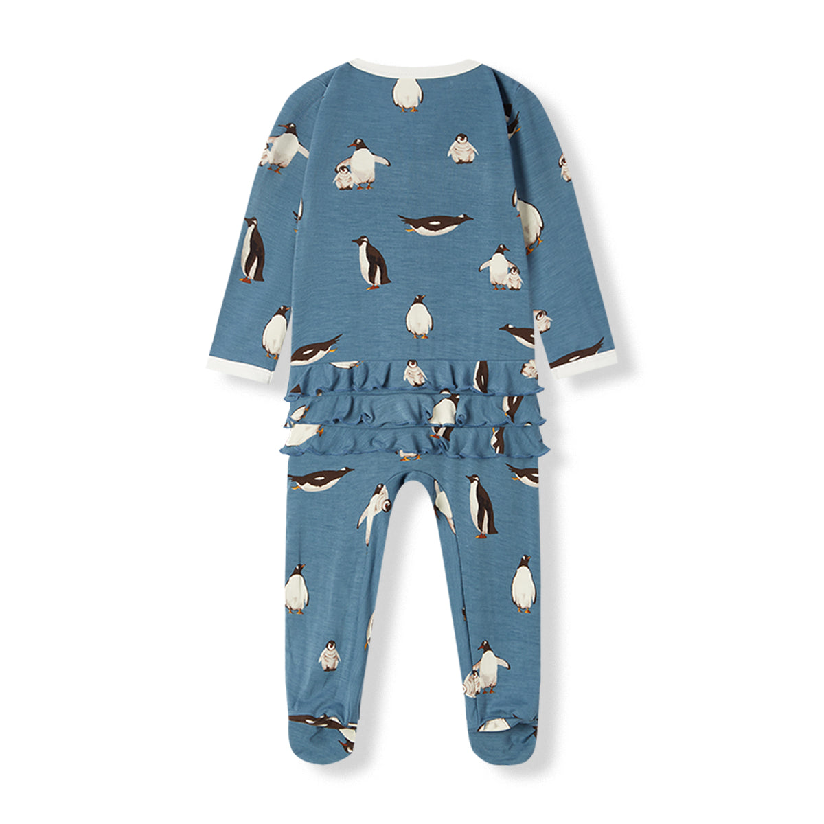 Penguin Ruffle Footed Romper