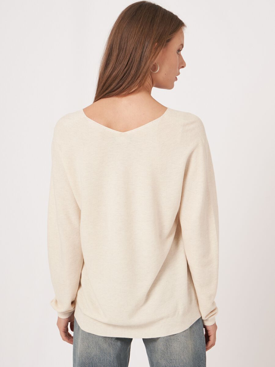 Ivory Seamless Cashmere Sweater