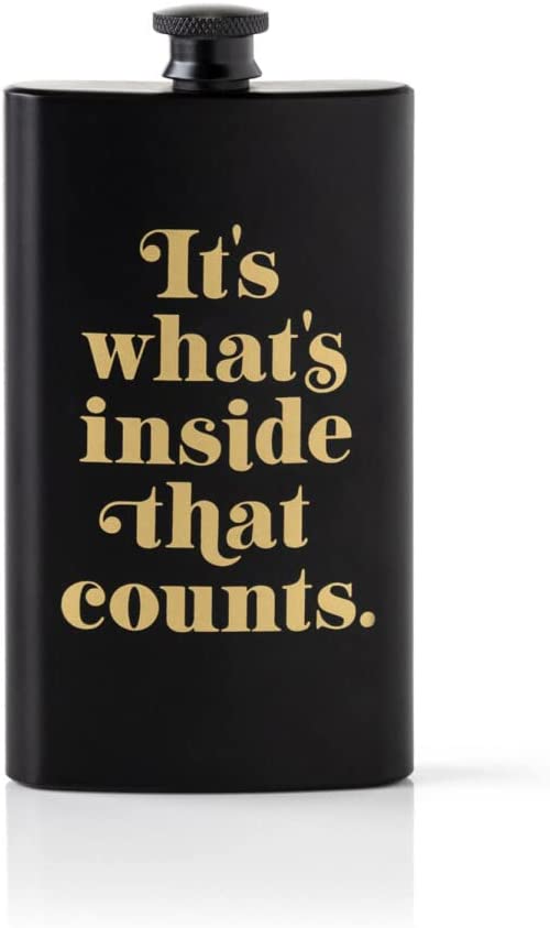 Its What Inside That Counts Flask