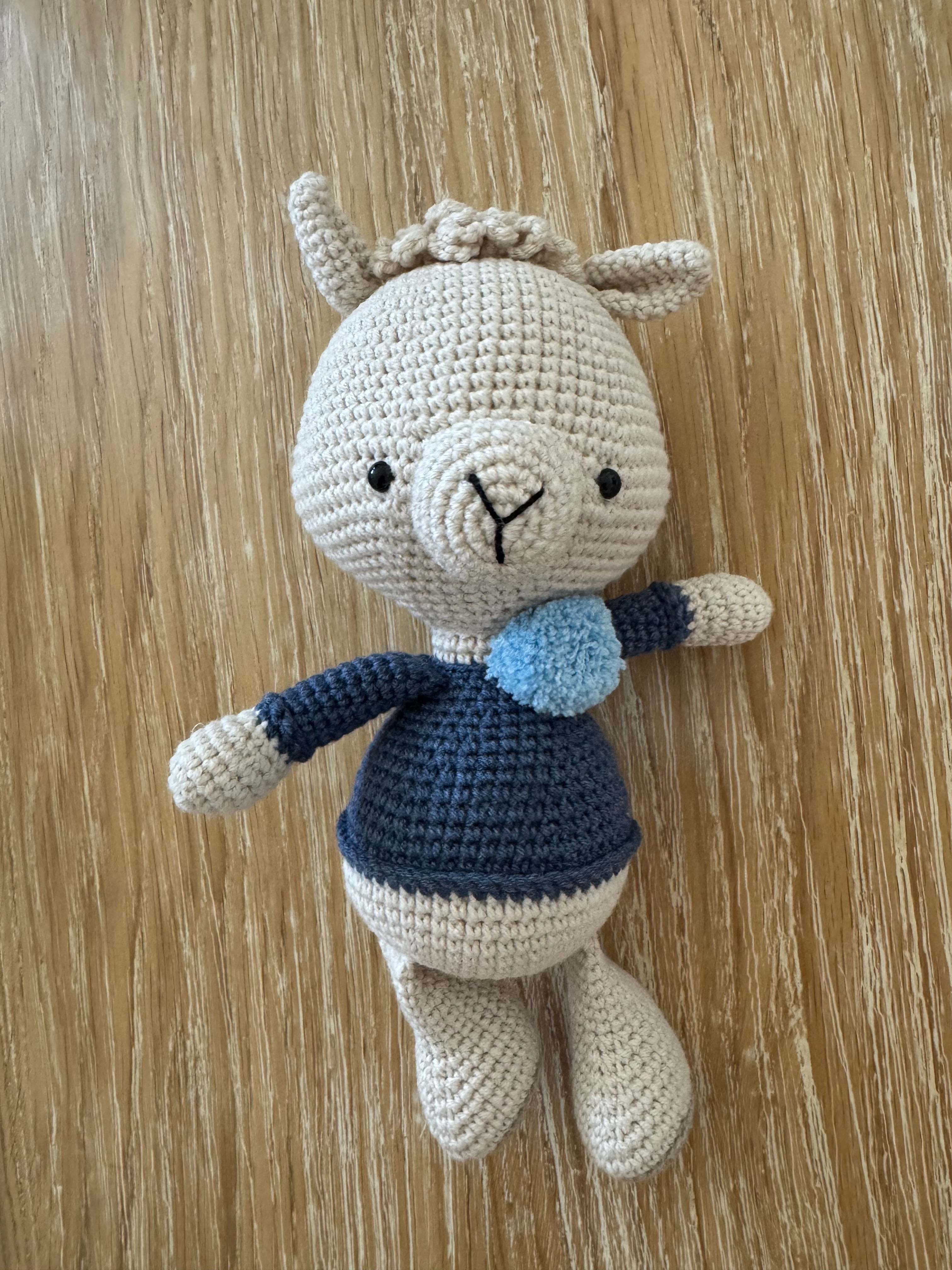 Navy Marley Alpaca