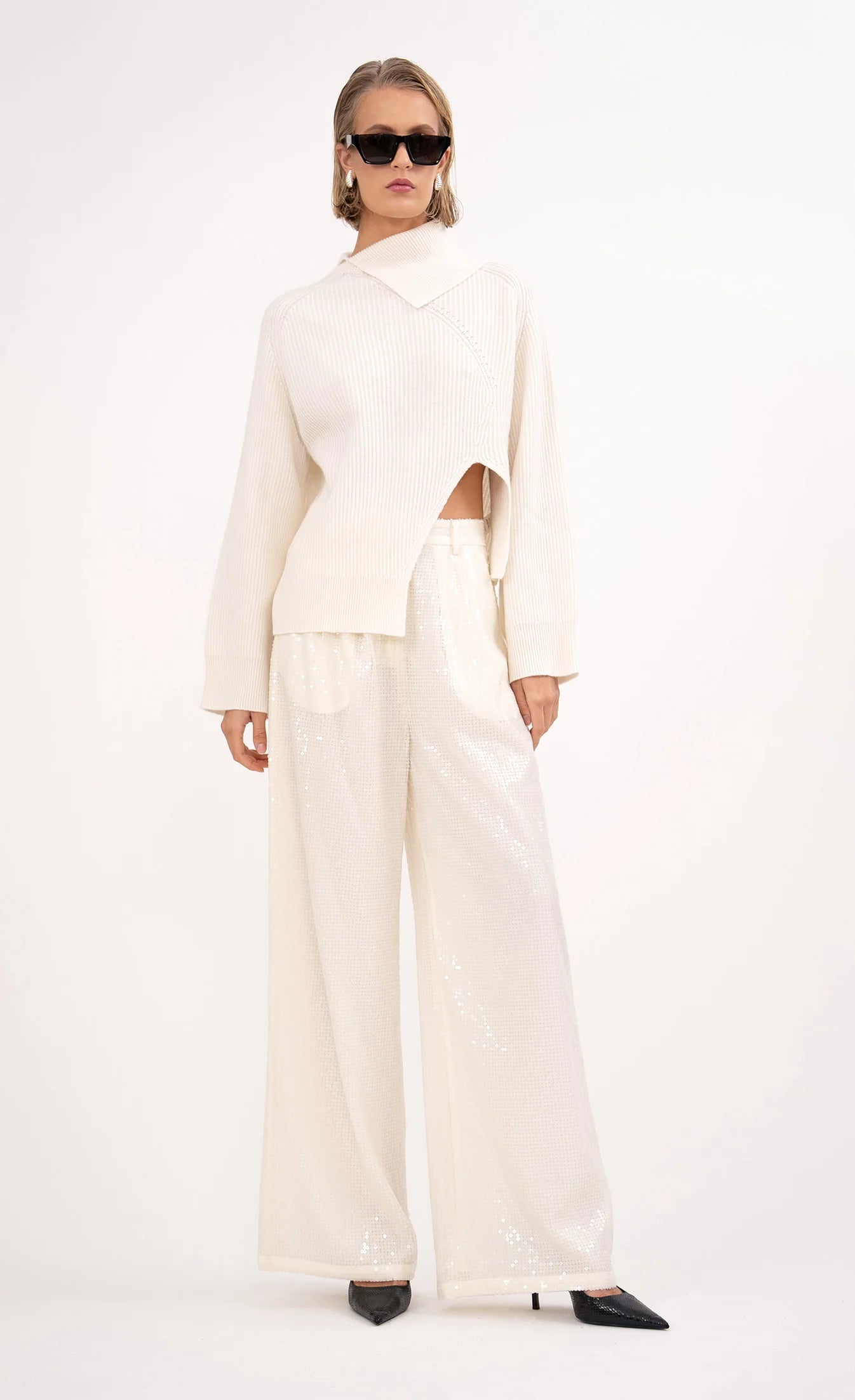 Winter White Roxanne Pant