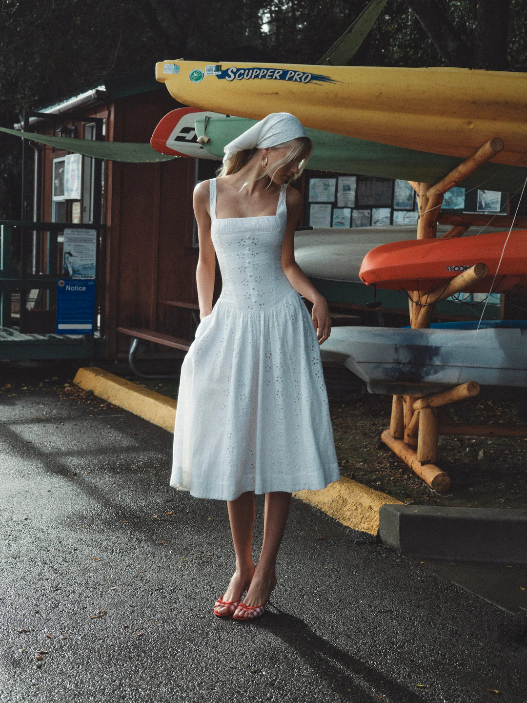 White Dreamy Daisy Midi