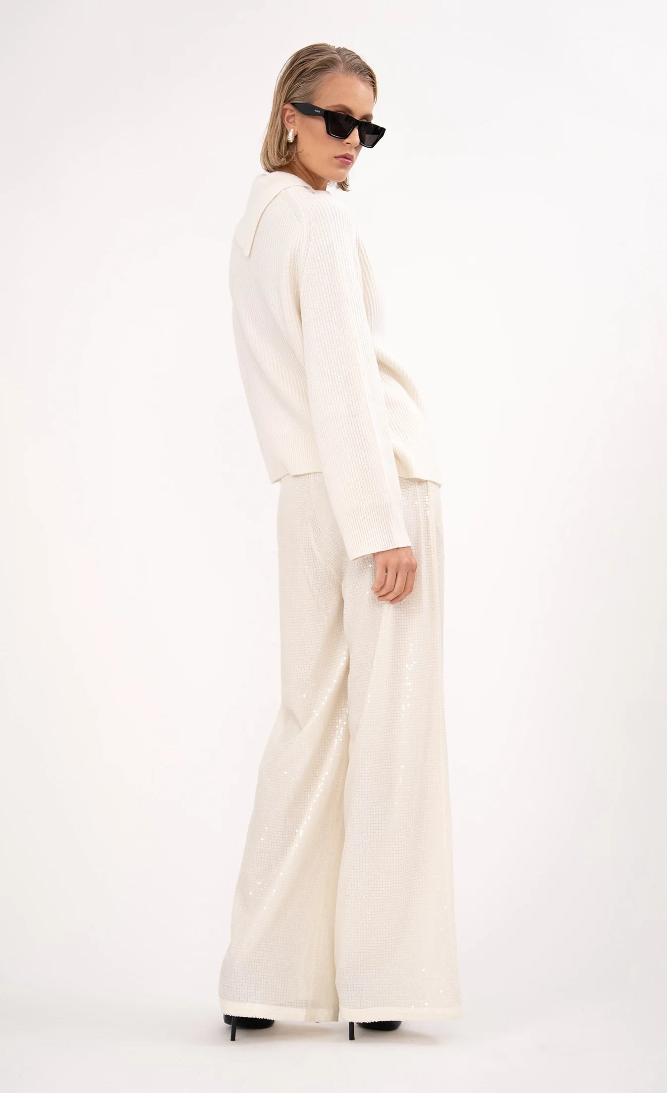 Winter White Roxanne Pant