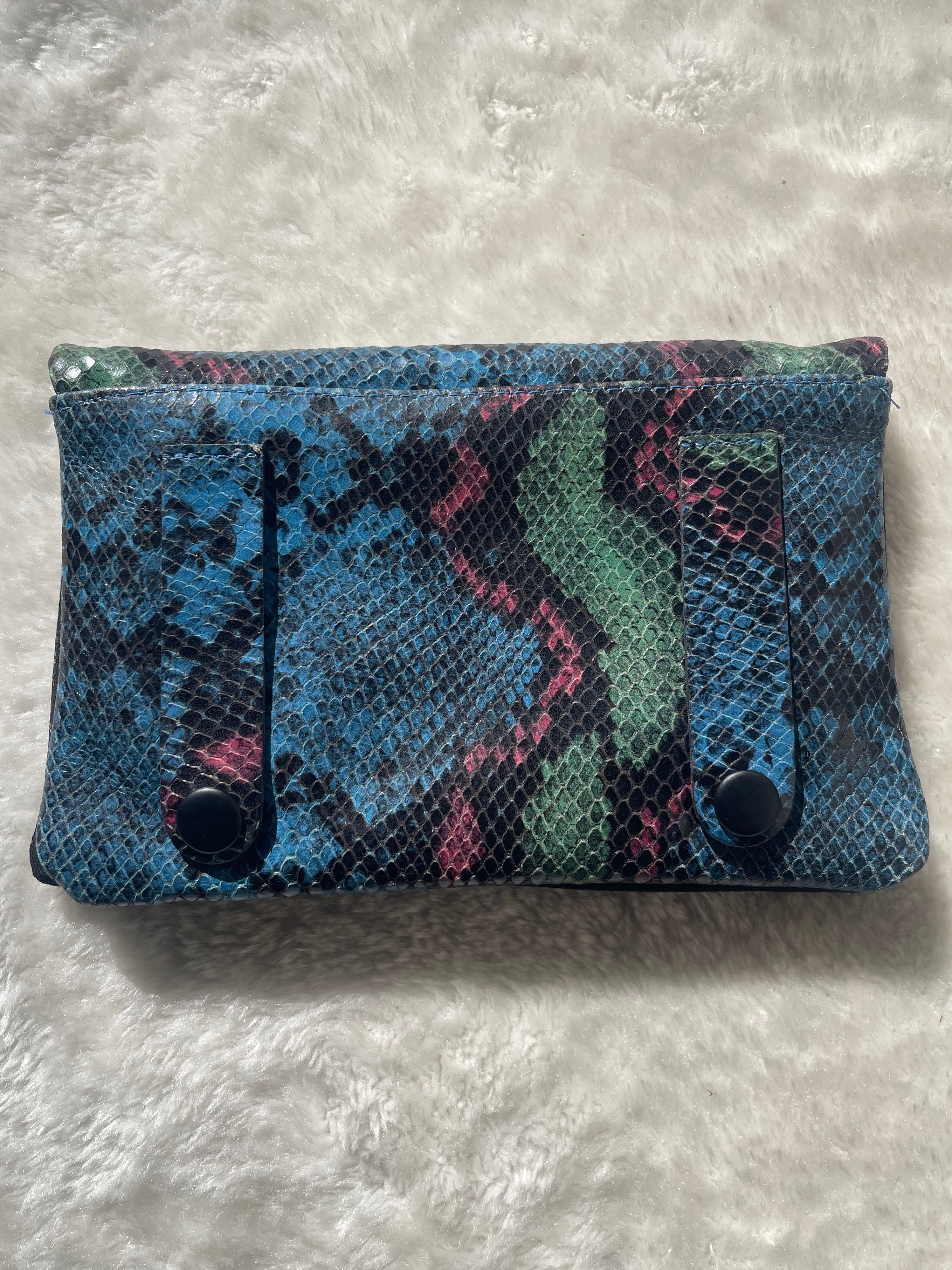 Rainbow Snake Print Belt Bag