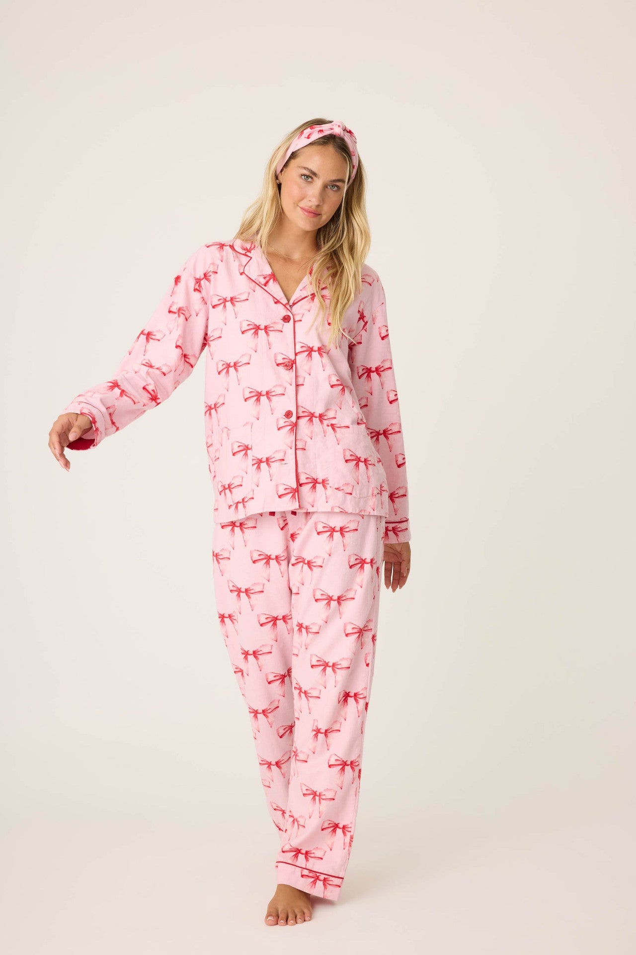 Candy Pink PJ Flannel Set