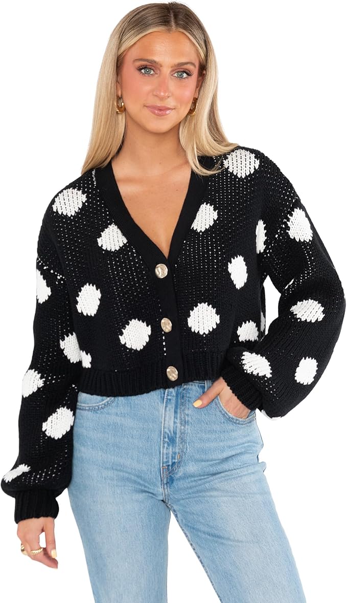 Polka Dot Clemmie Cardi