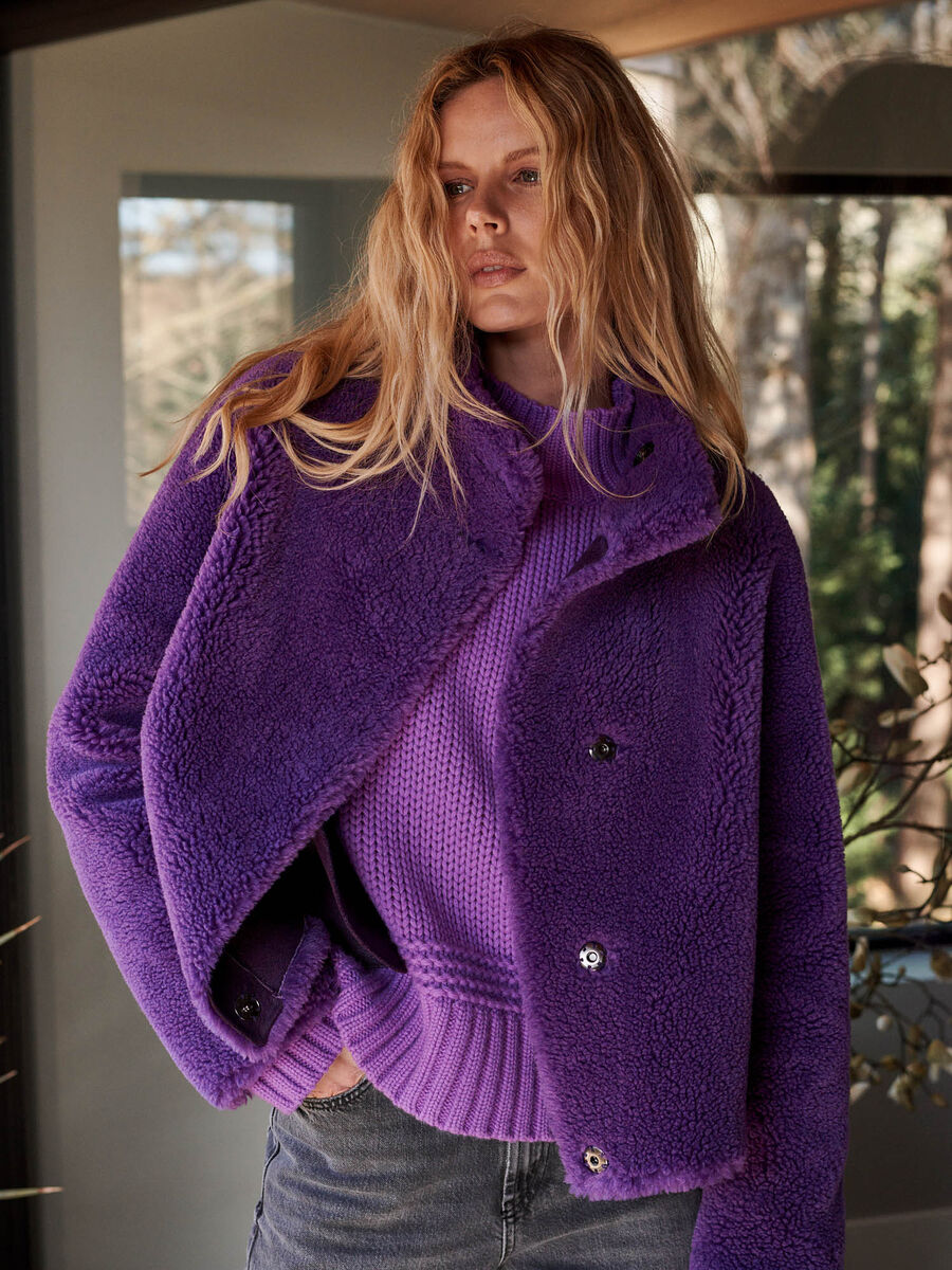 Purple Teddy Jacket