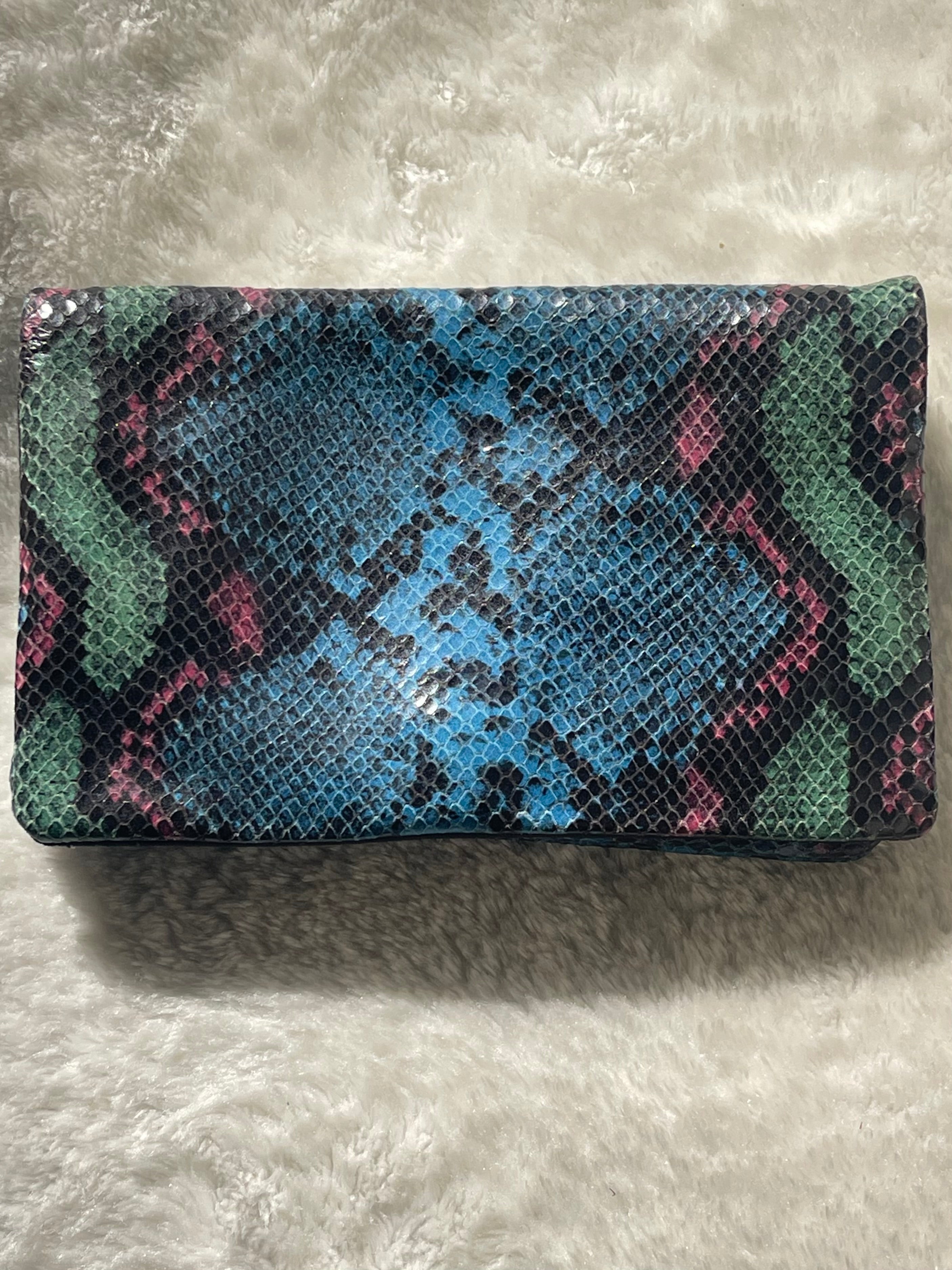 Rainbow Snake Print Belt Bag