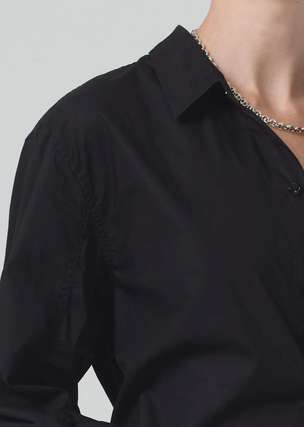 Black Kayla Shrunken Shirt