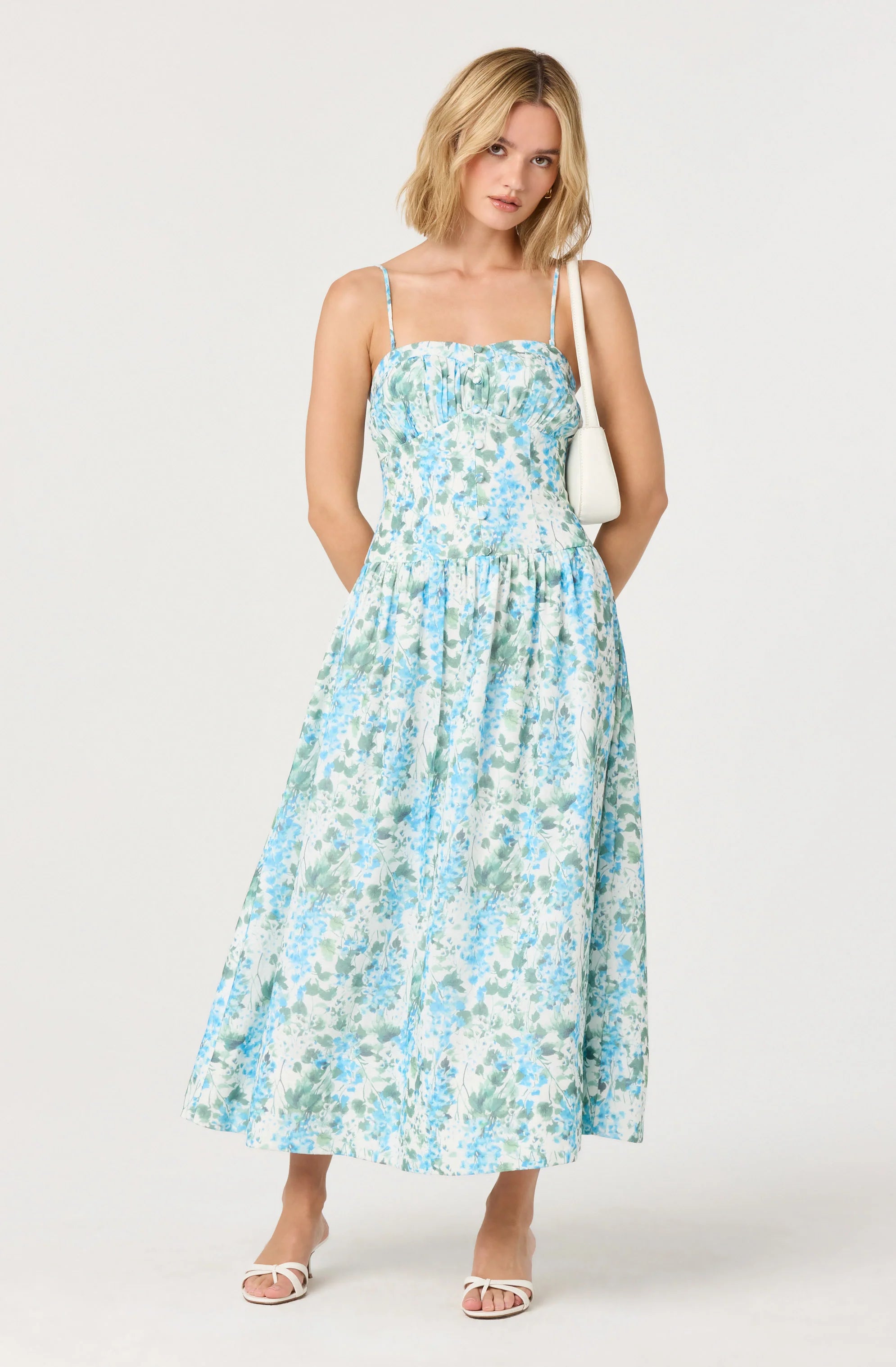 Blue Capria Dress