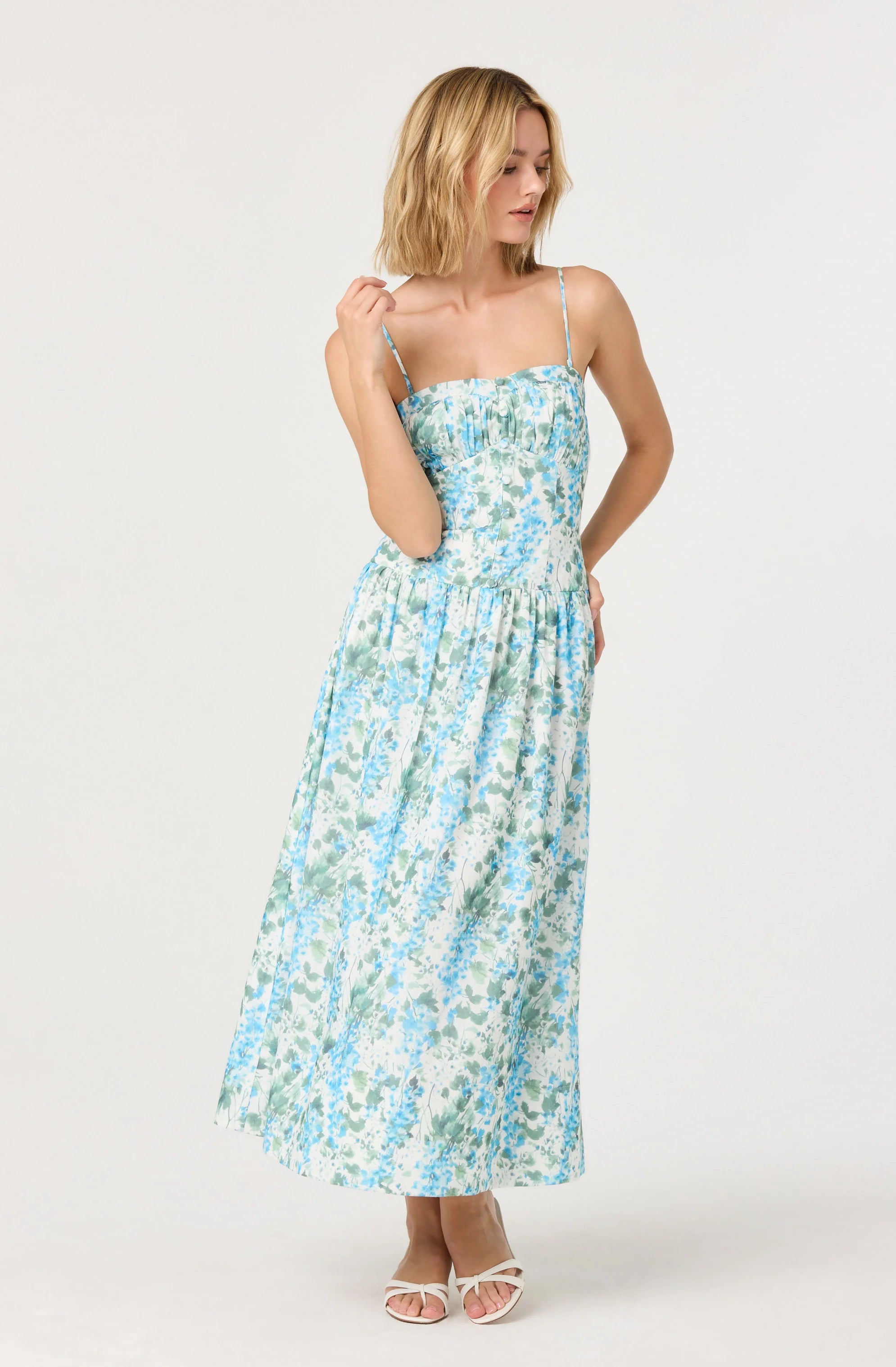 Blue Capria Dress