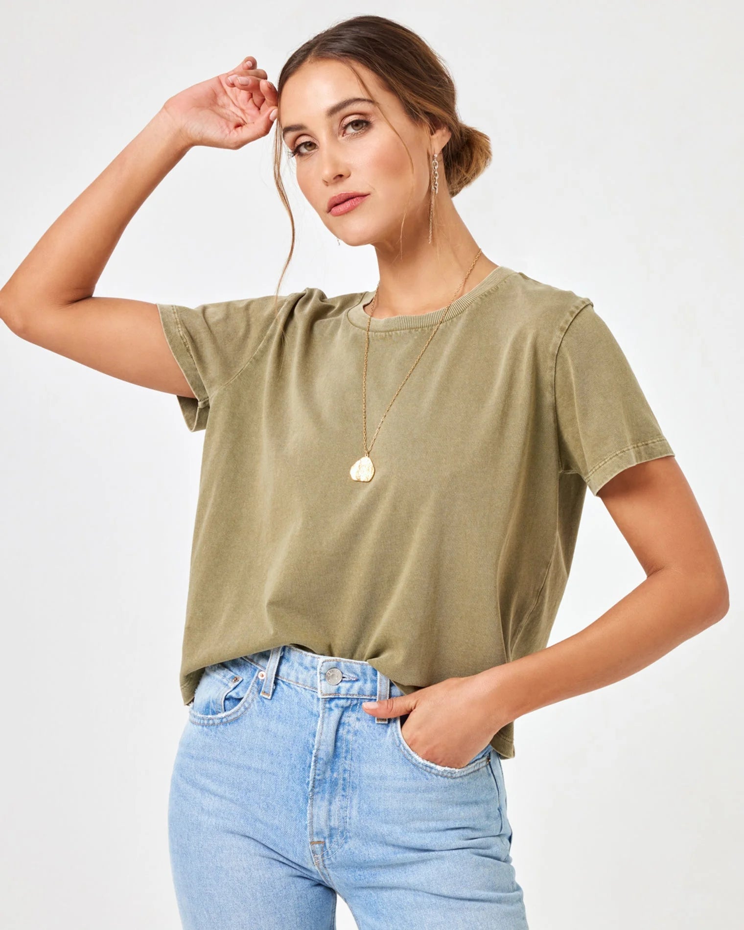 Olive All Day Top