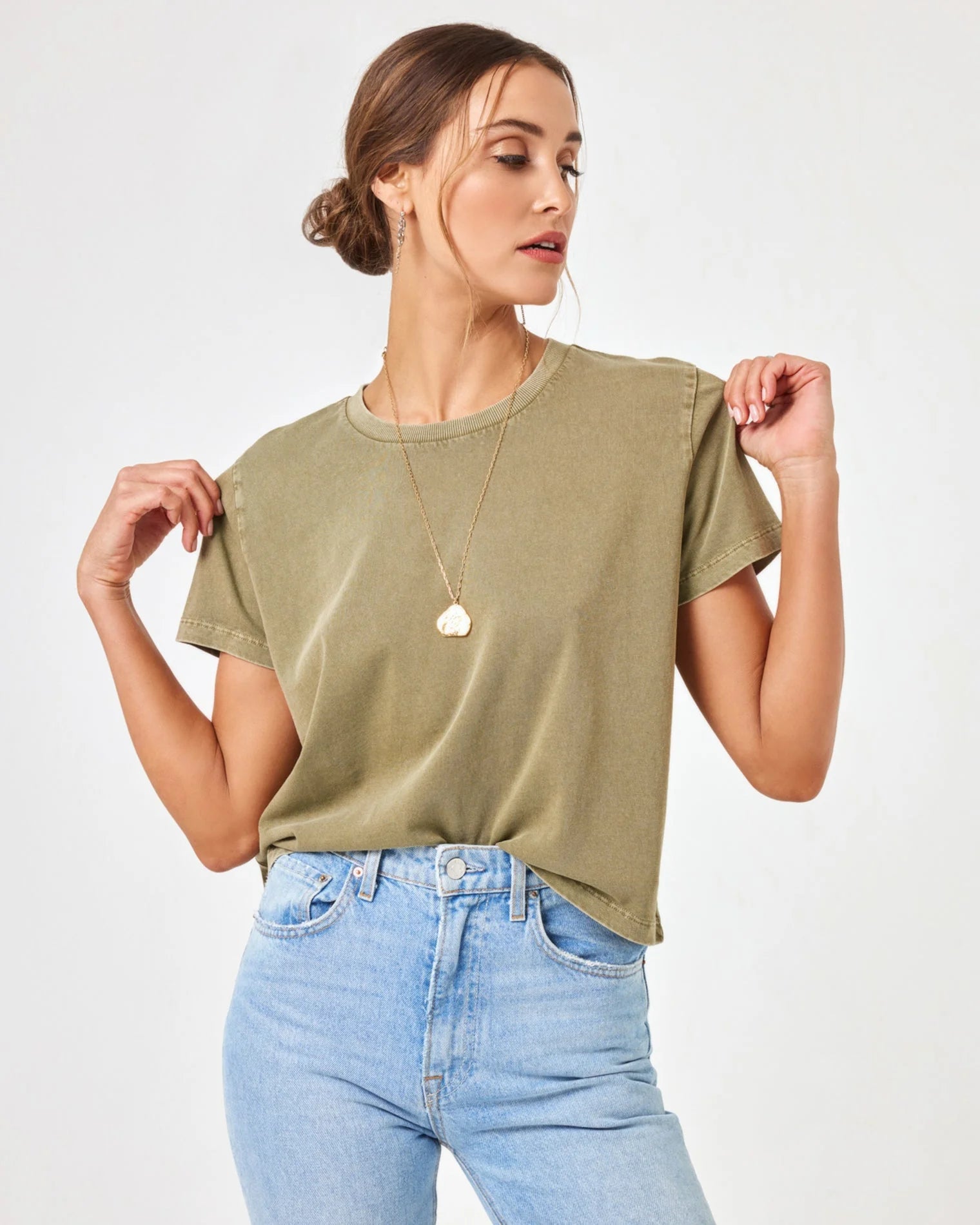 Olive All Day Top