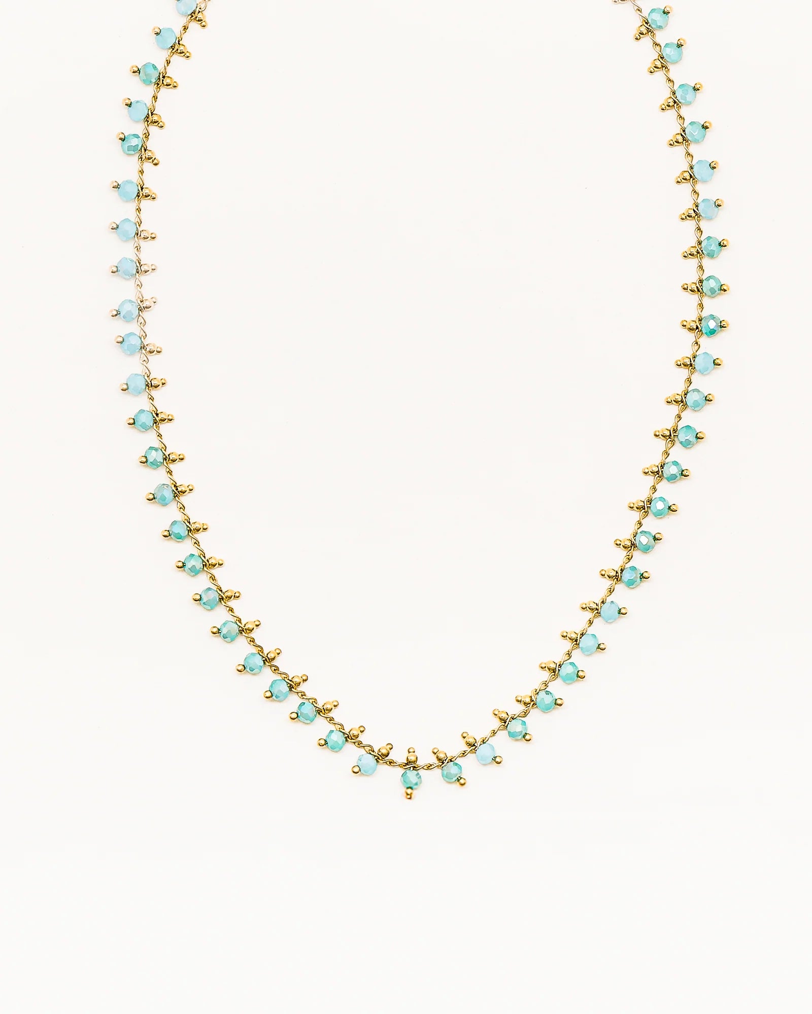 Blue Santa Cristol Choker