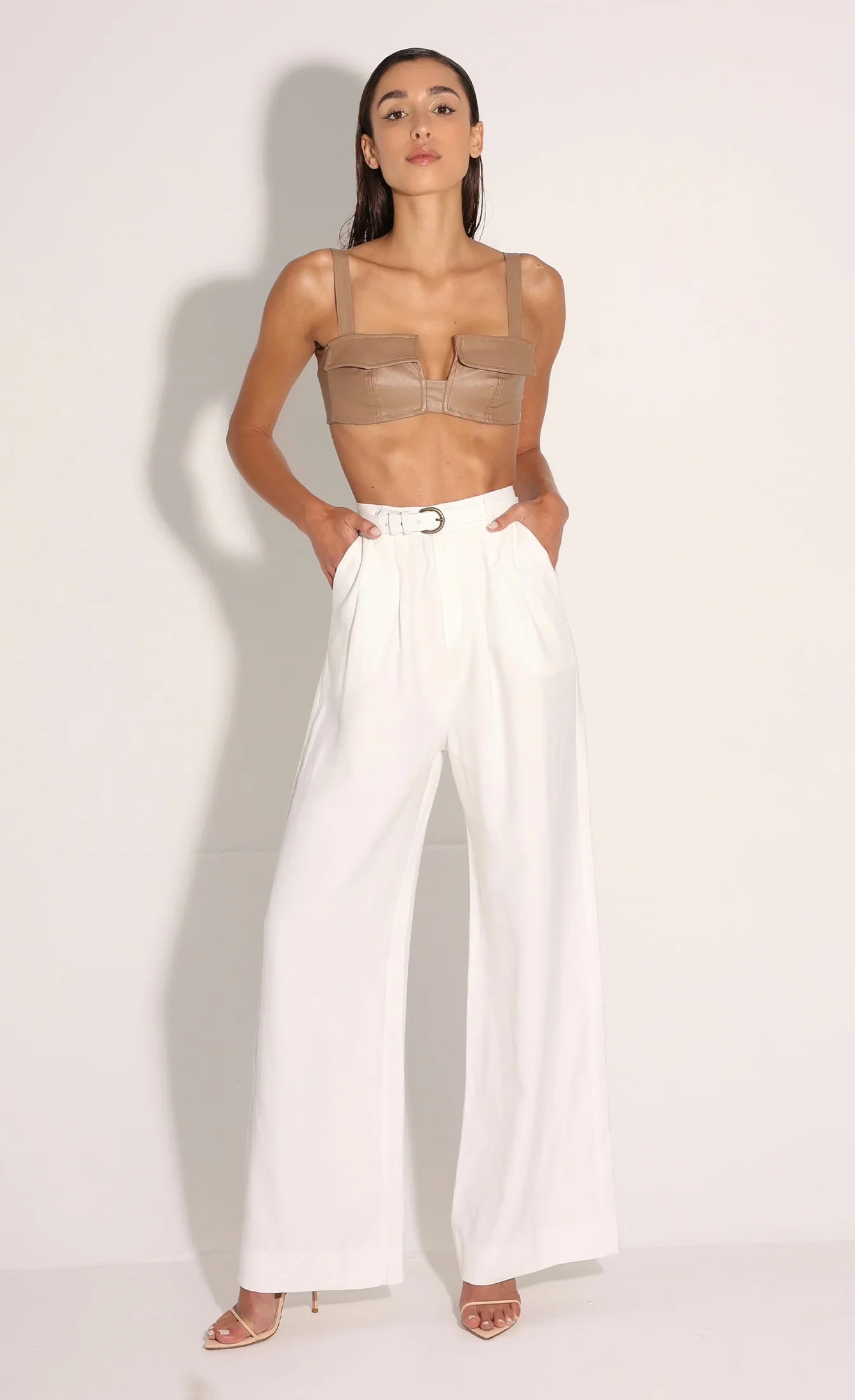 White Fabi Pant