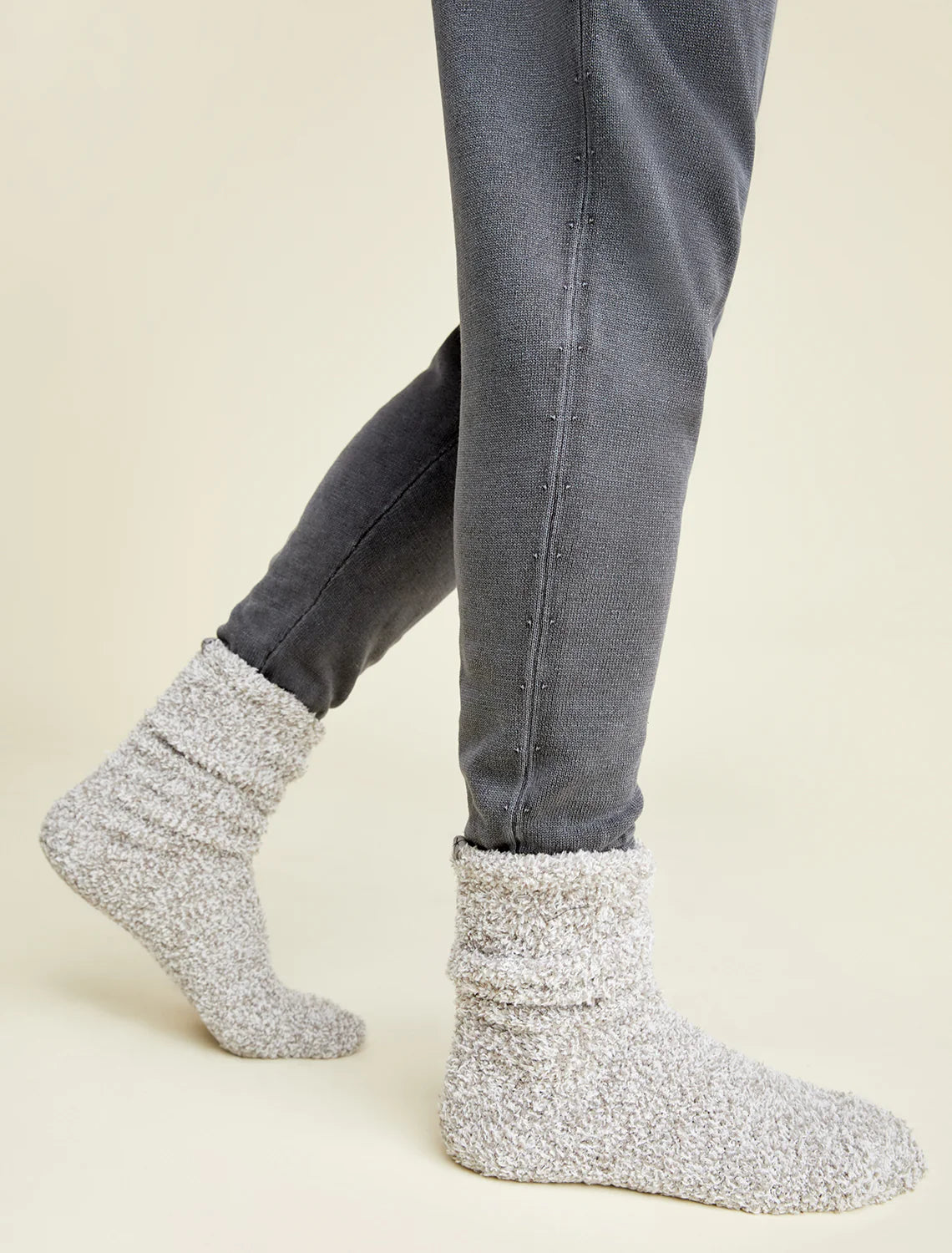 Warm Gray Heathered Mens Socks