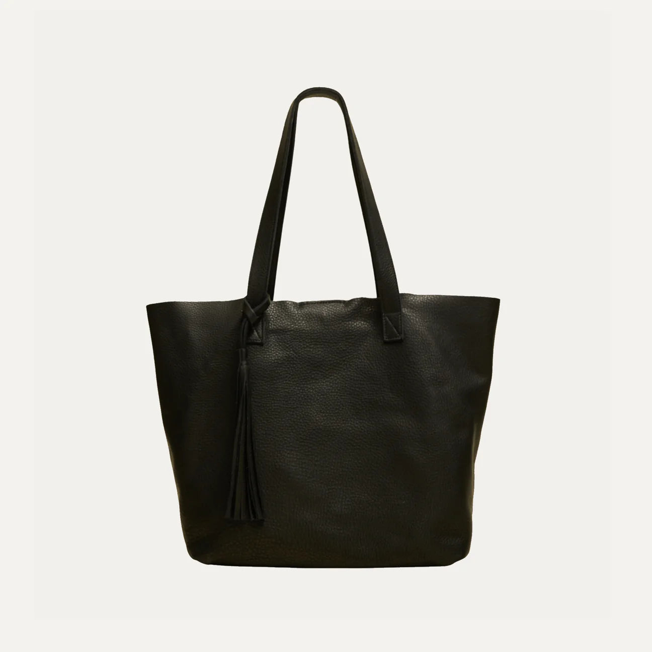 Black Leather Tote