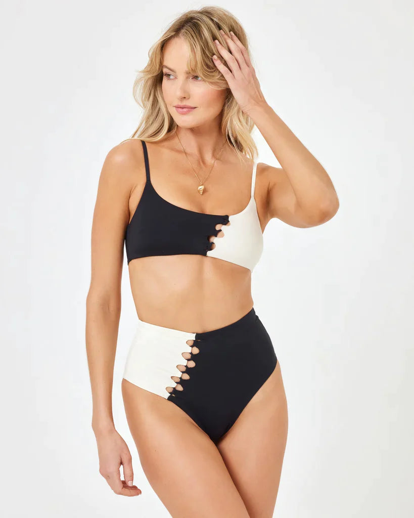 Black Cream Solstice Top