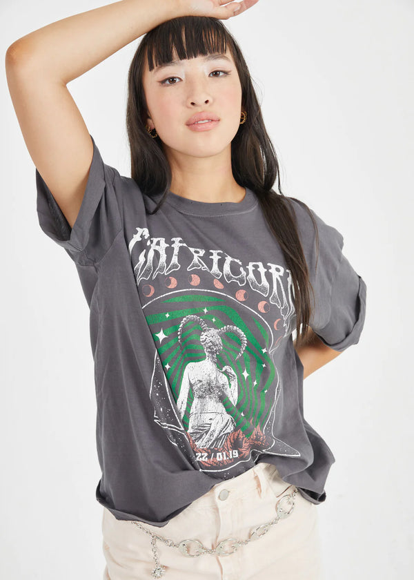 Capricorn Vintage Boyfriend Tee