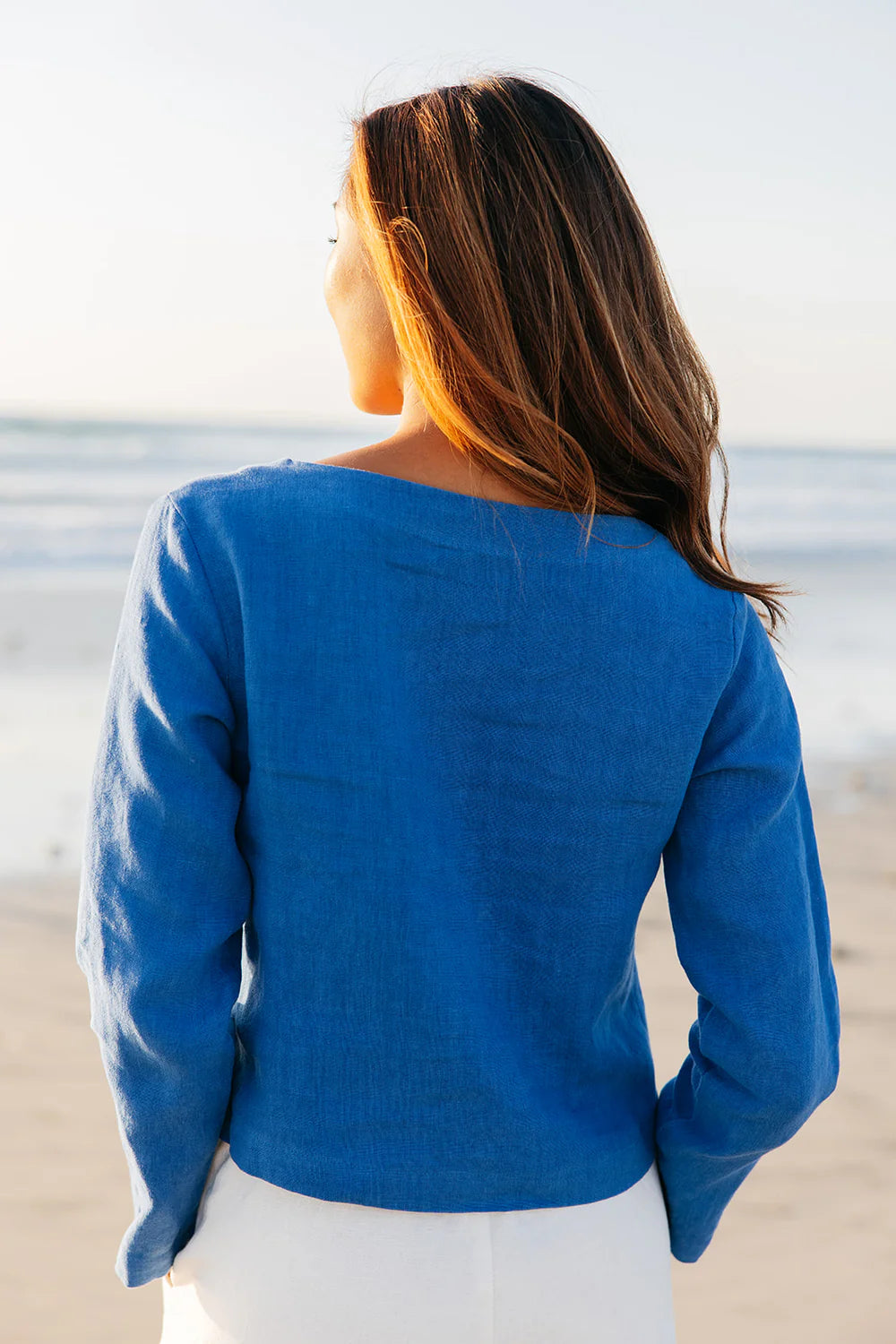 Blue Bessette Linen