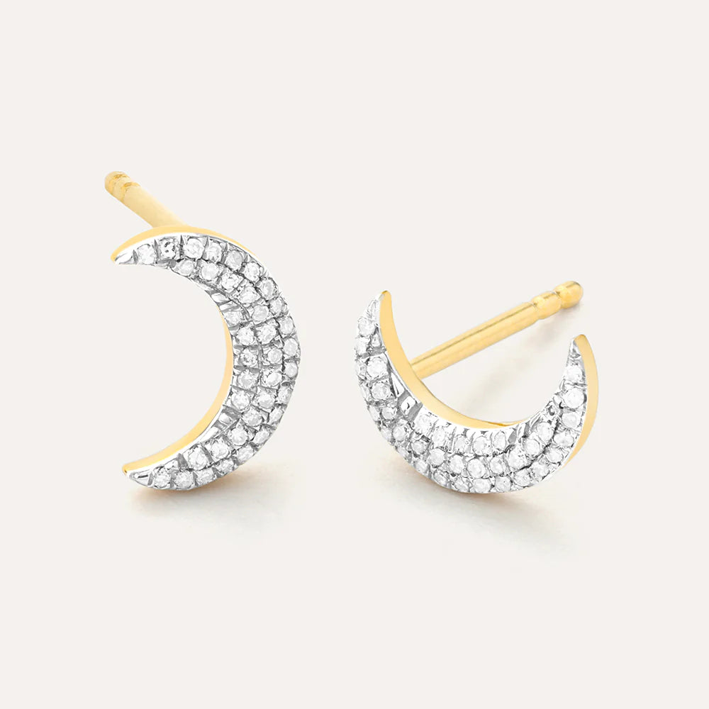 Mini Moons Studs