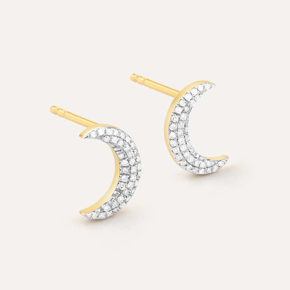 Mini Moons Studs