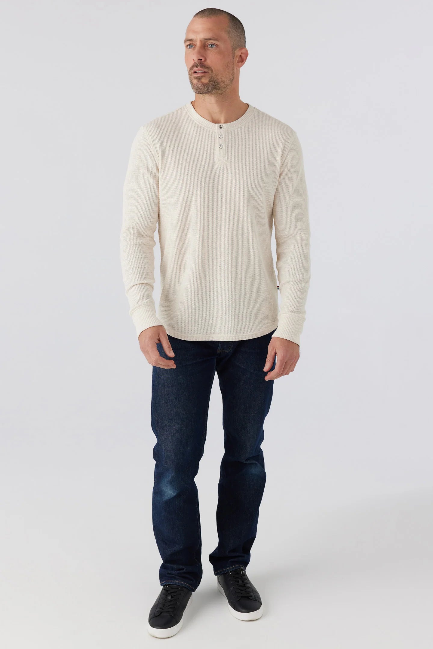 HT Oatmeal Elm Henley