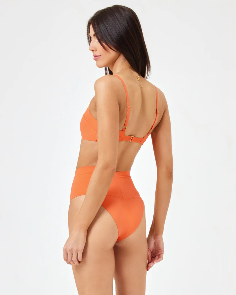 Tangerine Alec Bikini Top