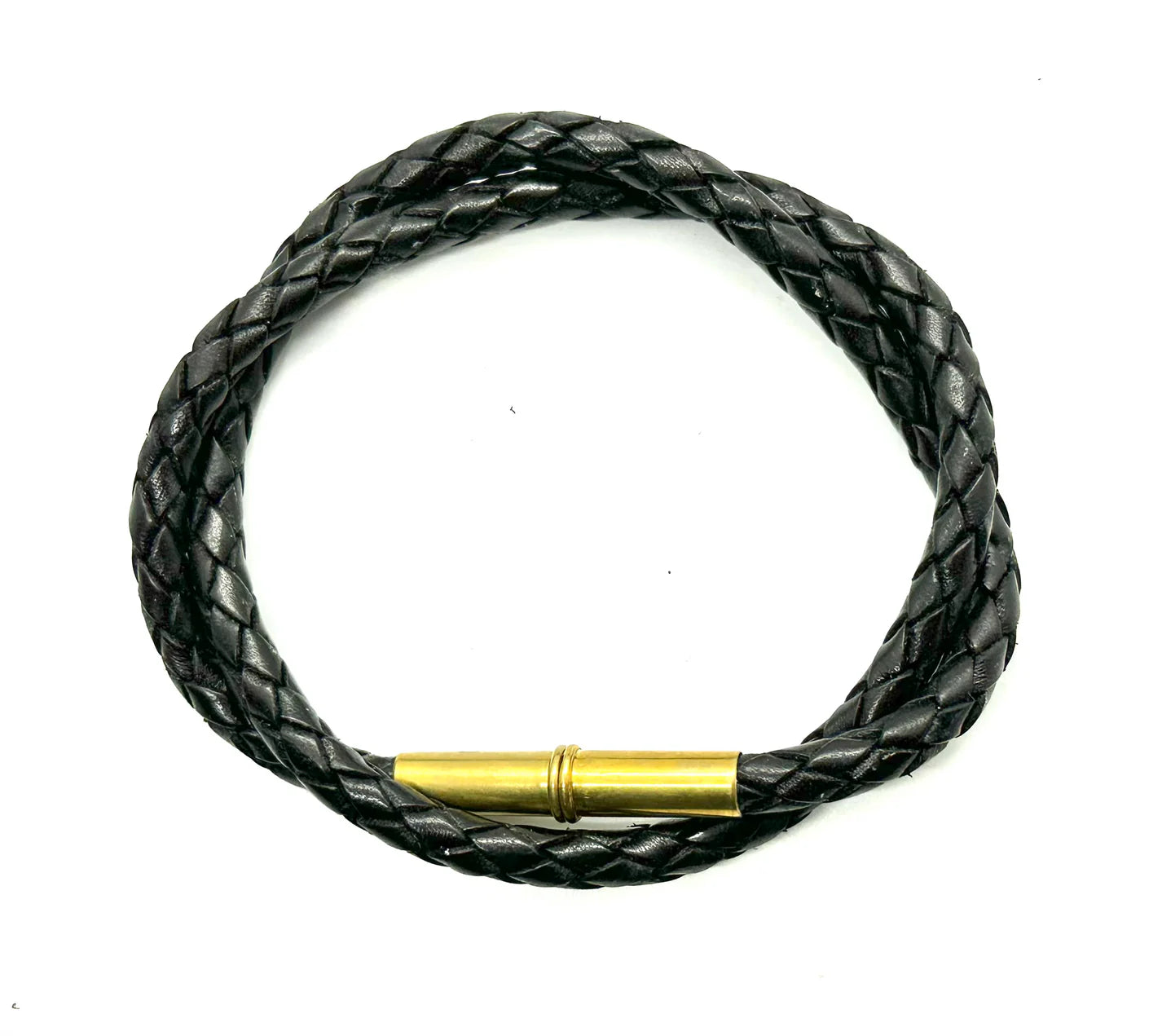 Black Bolo Flint Braid Bracelet