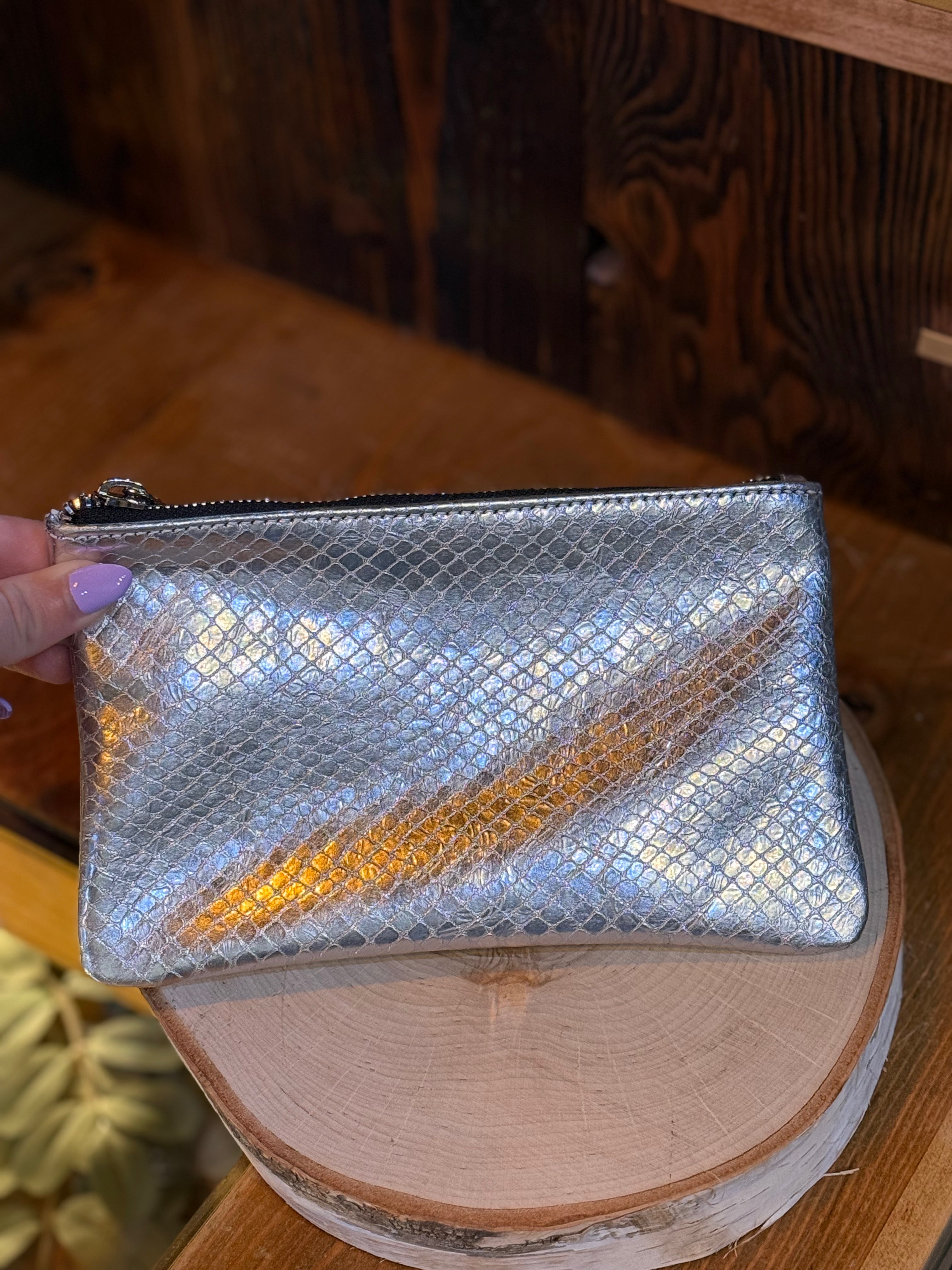 Silver Scale Phone Pouch