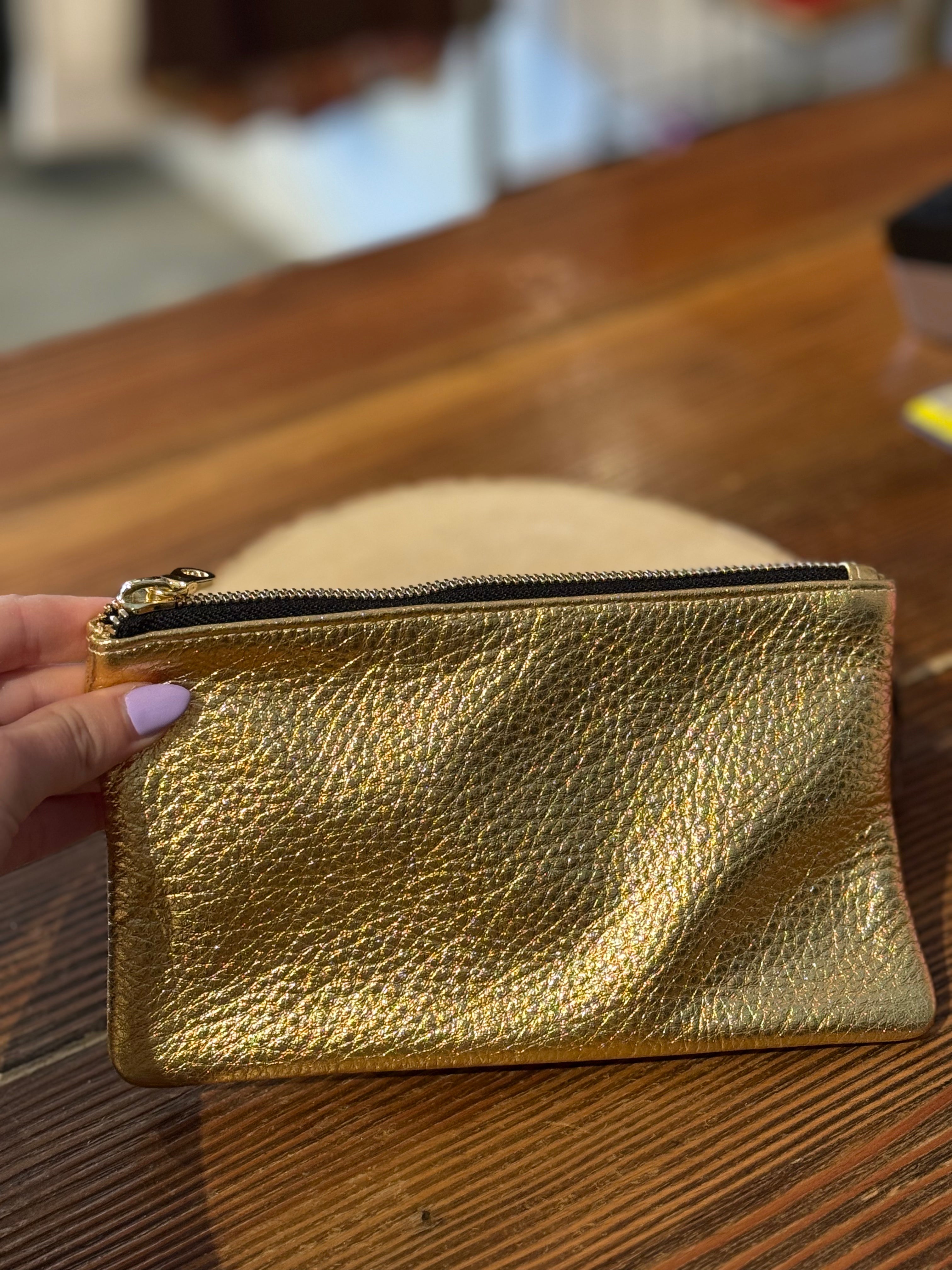 Gold Phone Pouch
