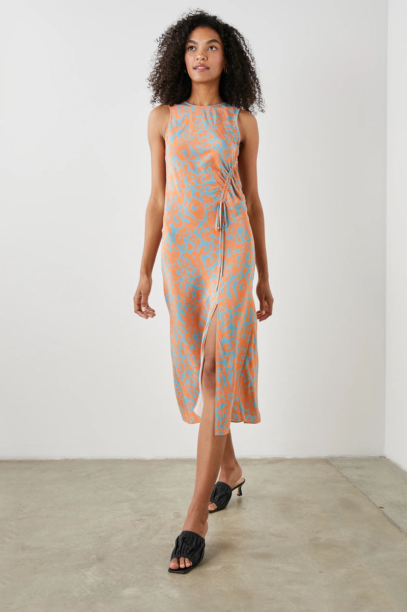 Orange Cheetah Gabriella Dress