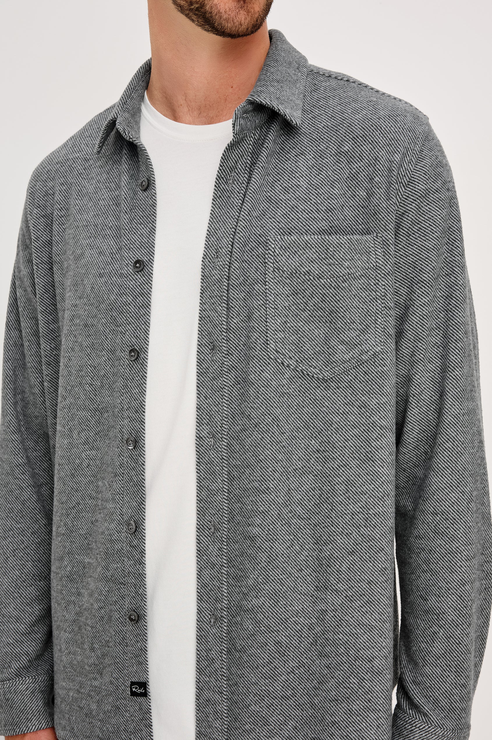 Charcoal Twill Hawke