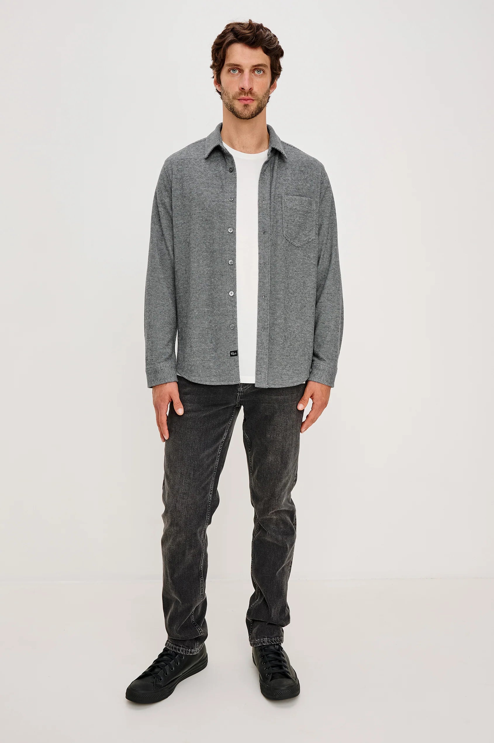 Charcoal Twill Hawke