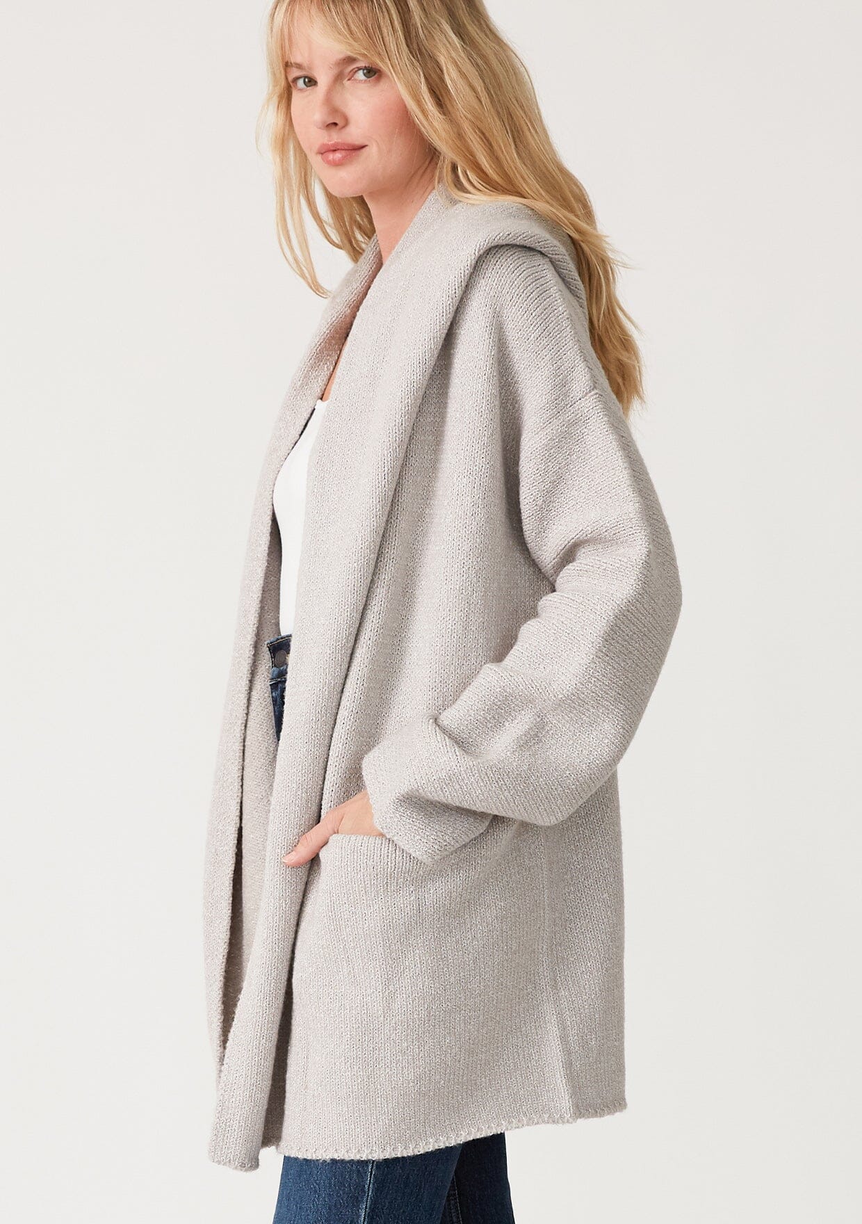 Heather Grey Haydon Sweater Coat