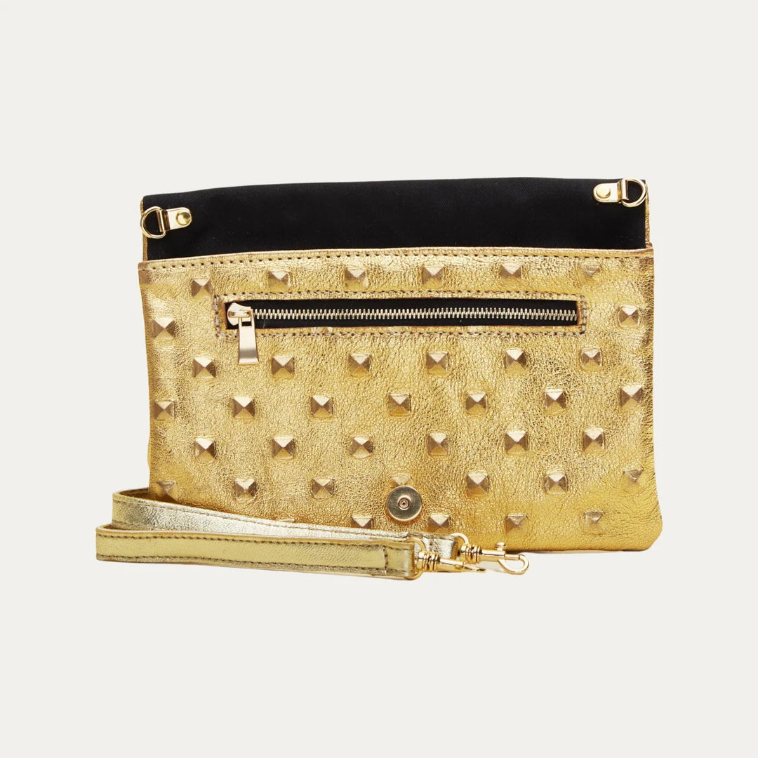 Cher Gold Metallic Belt Bag