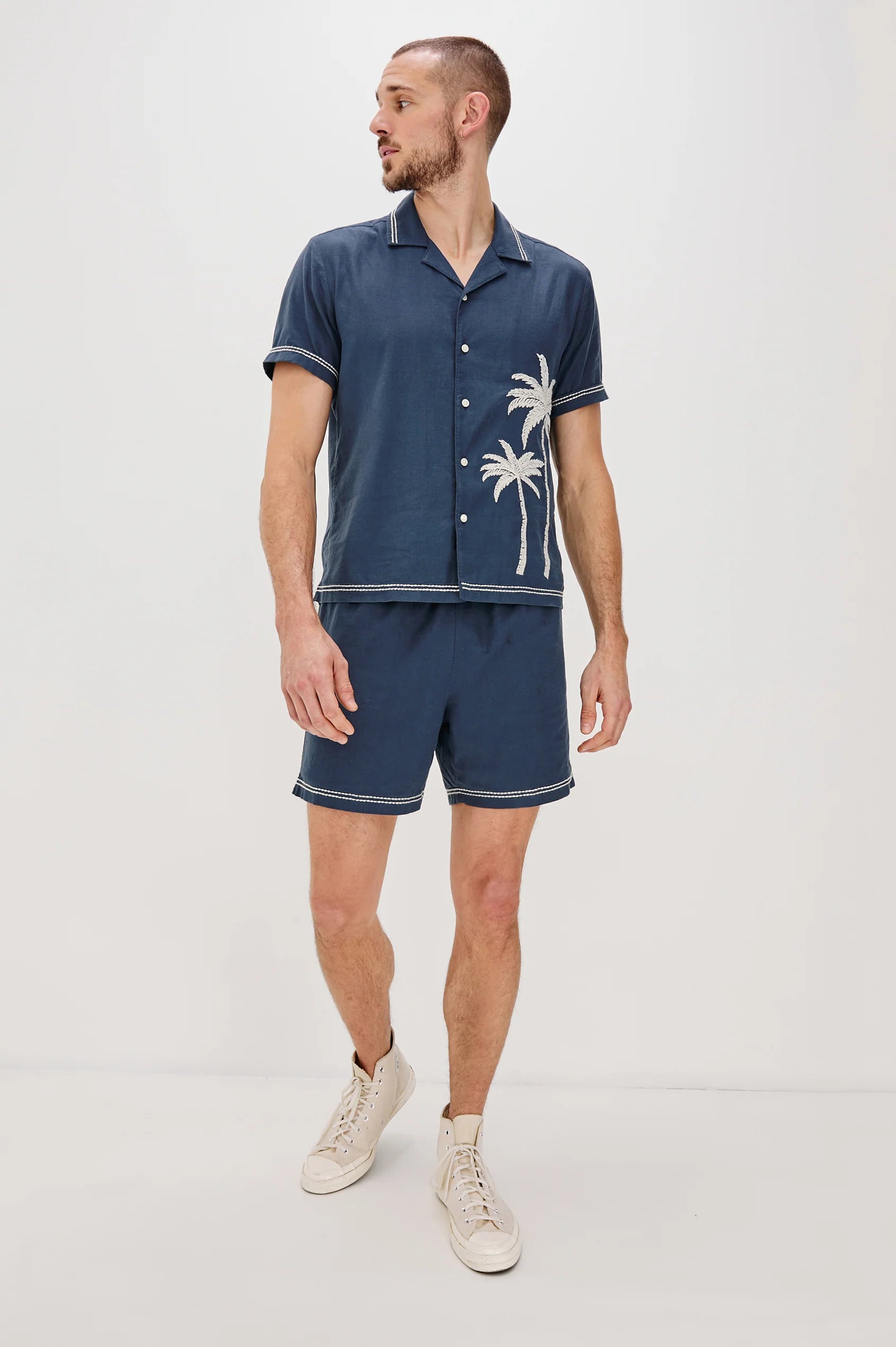 Navy Palm Gibson