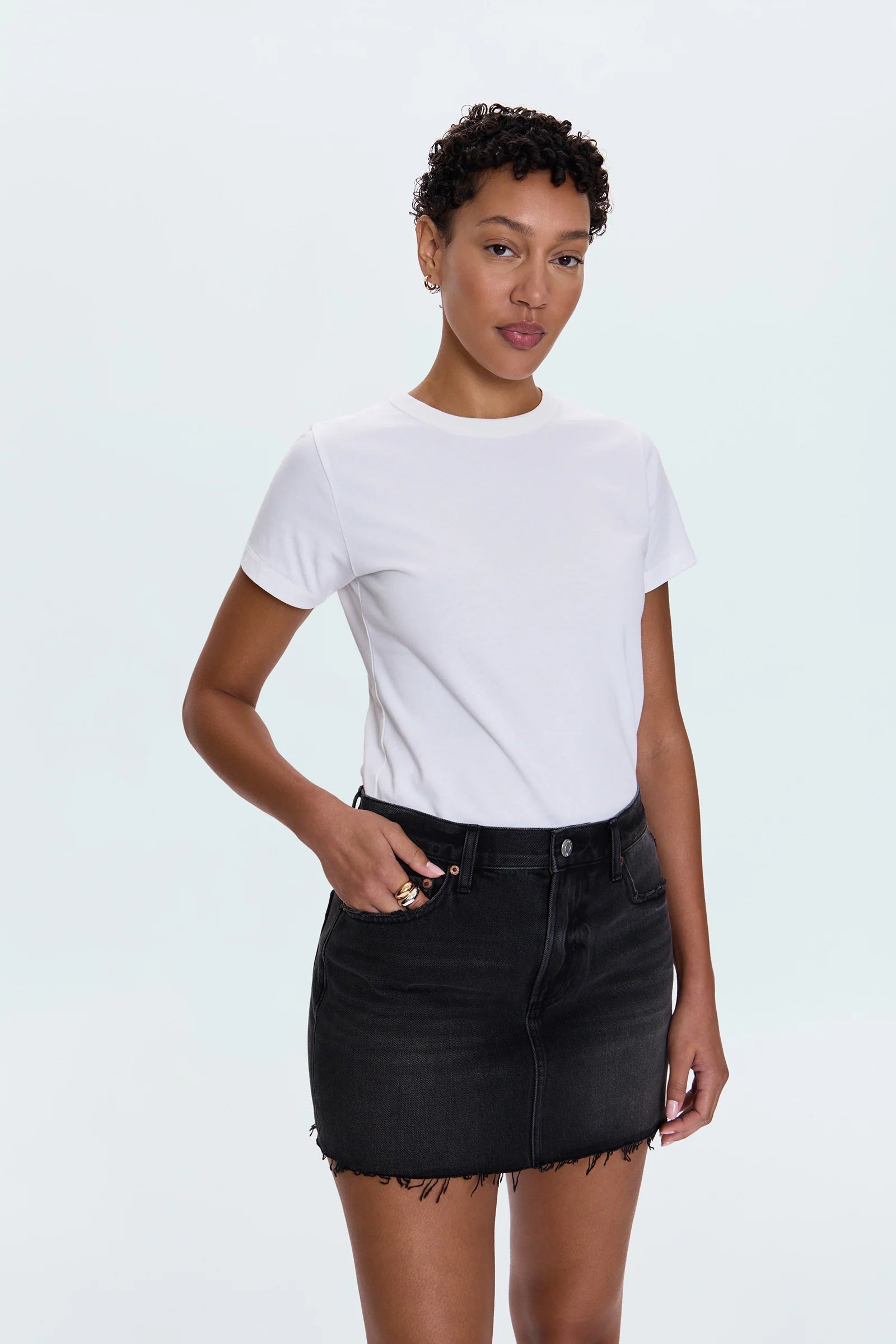 Caviar Daisy Mini Skirt