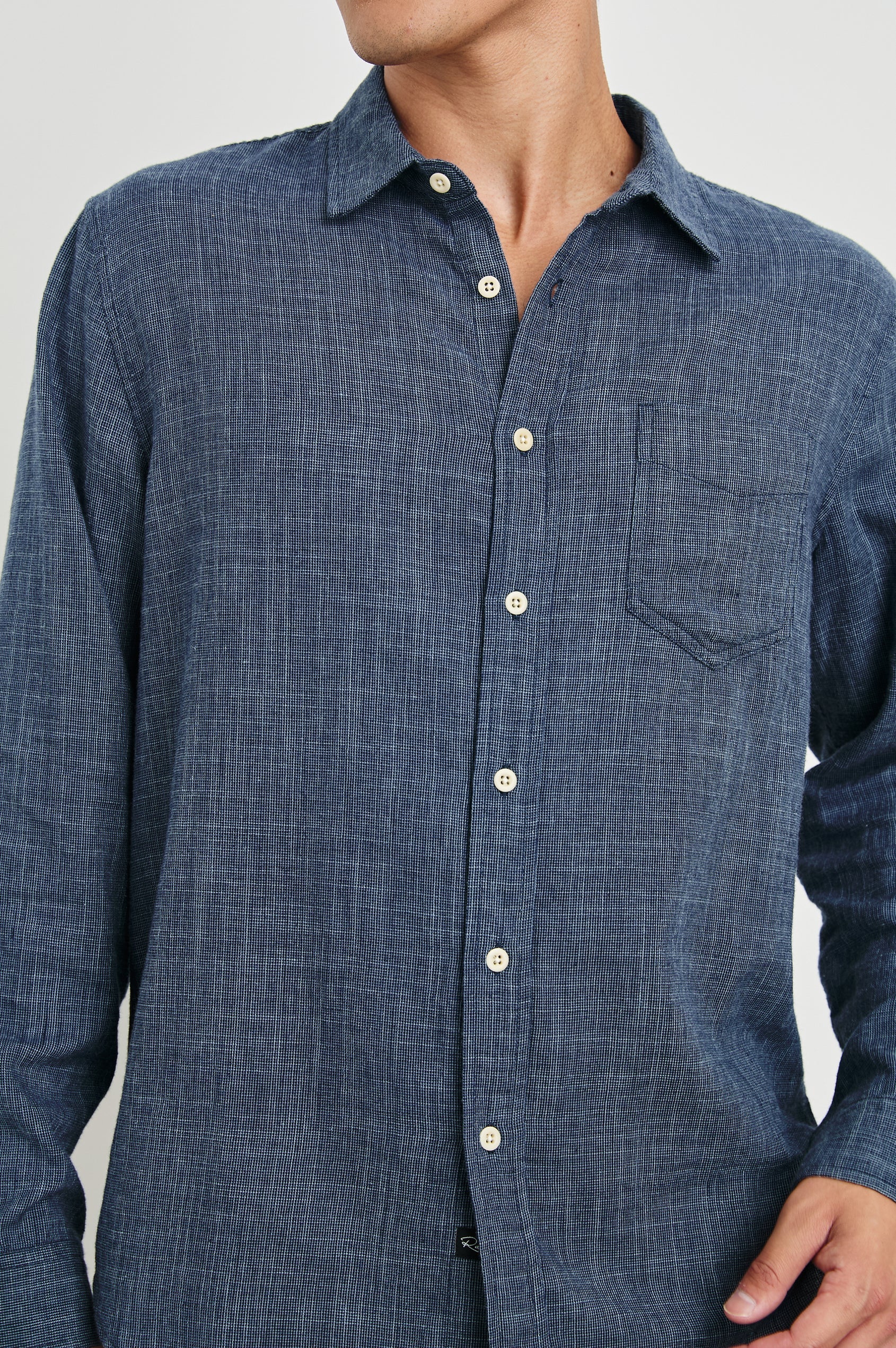 Navy Etch Wyatt