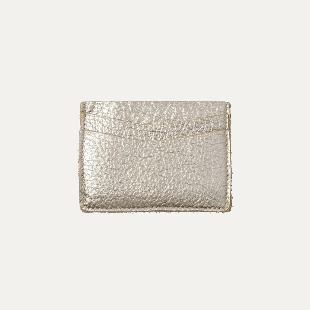 Champagne Gold Metallic Card Holder