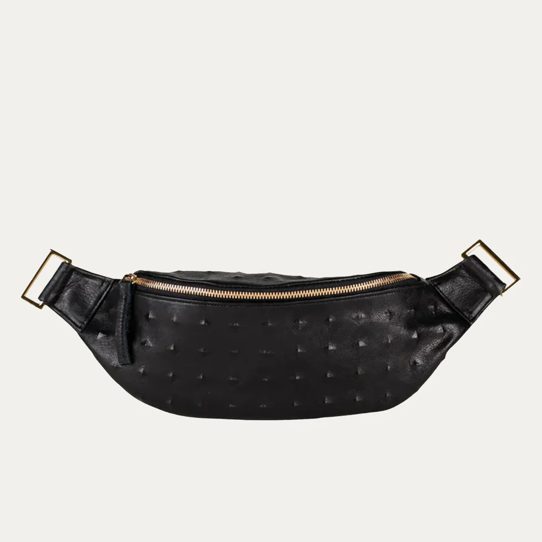 Black Cher Gold Hardware Fanny Pack