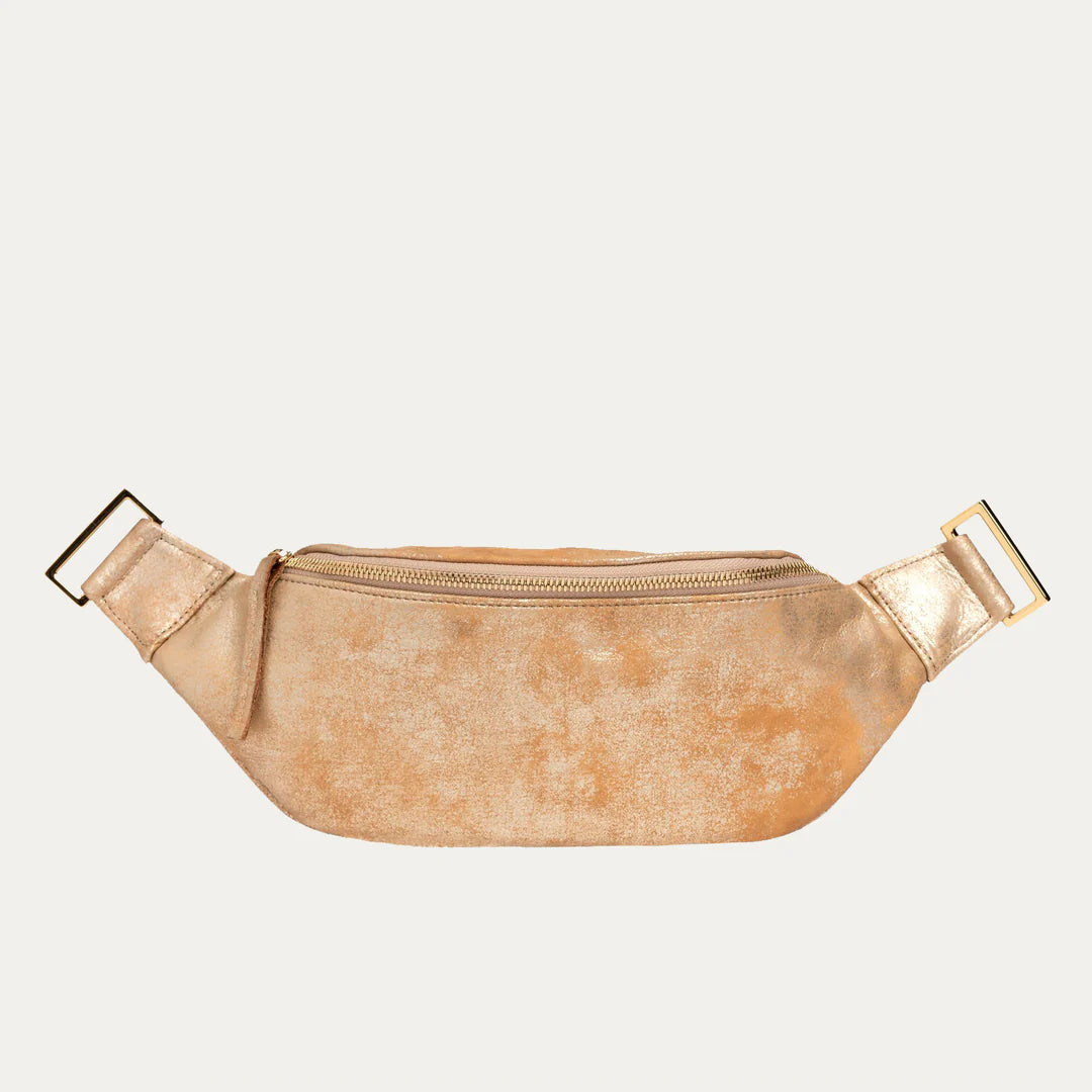 Blush Metallic Fanny Pack