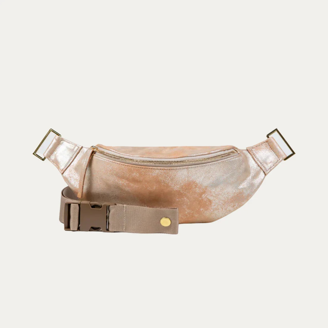 Blush Metallic Fanny Pack