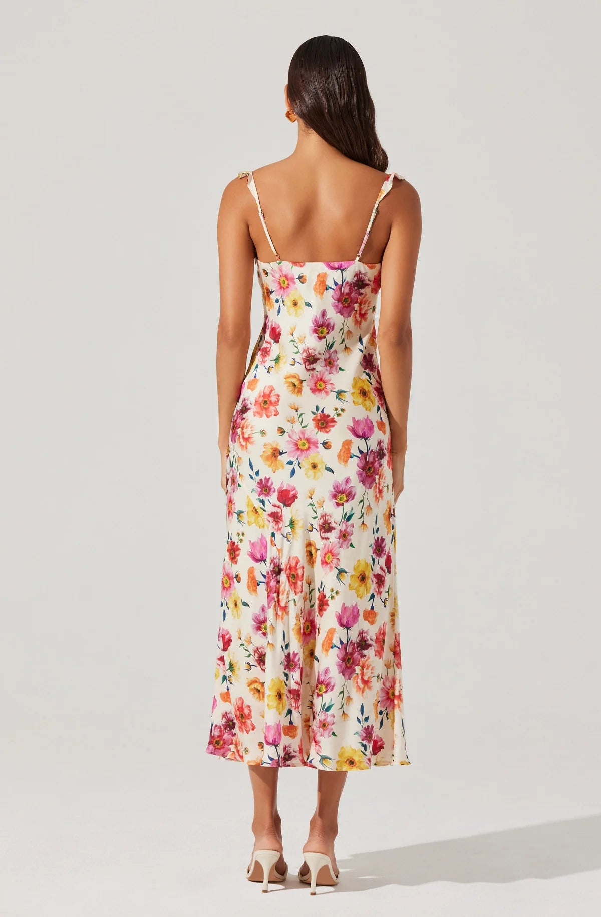 Cream Floral Zoie Dress