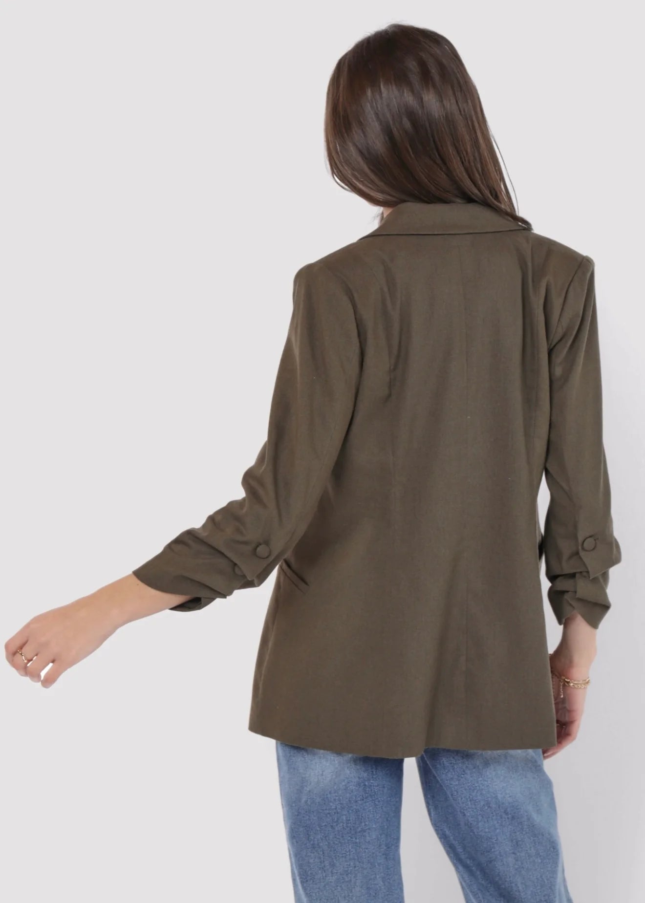 Olive Brown Backyard Blazer