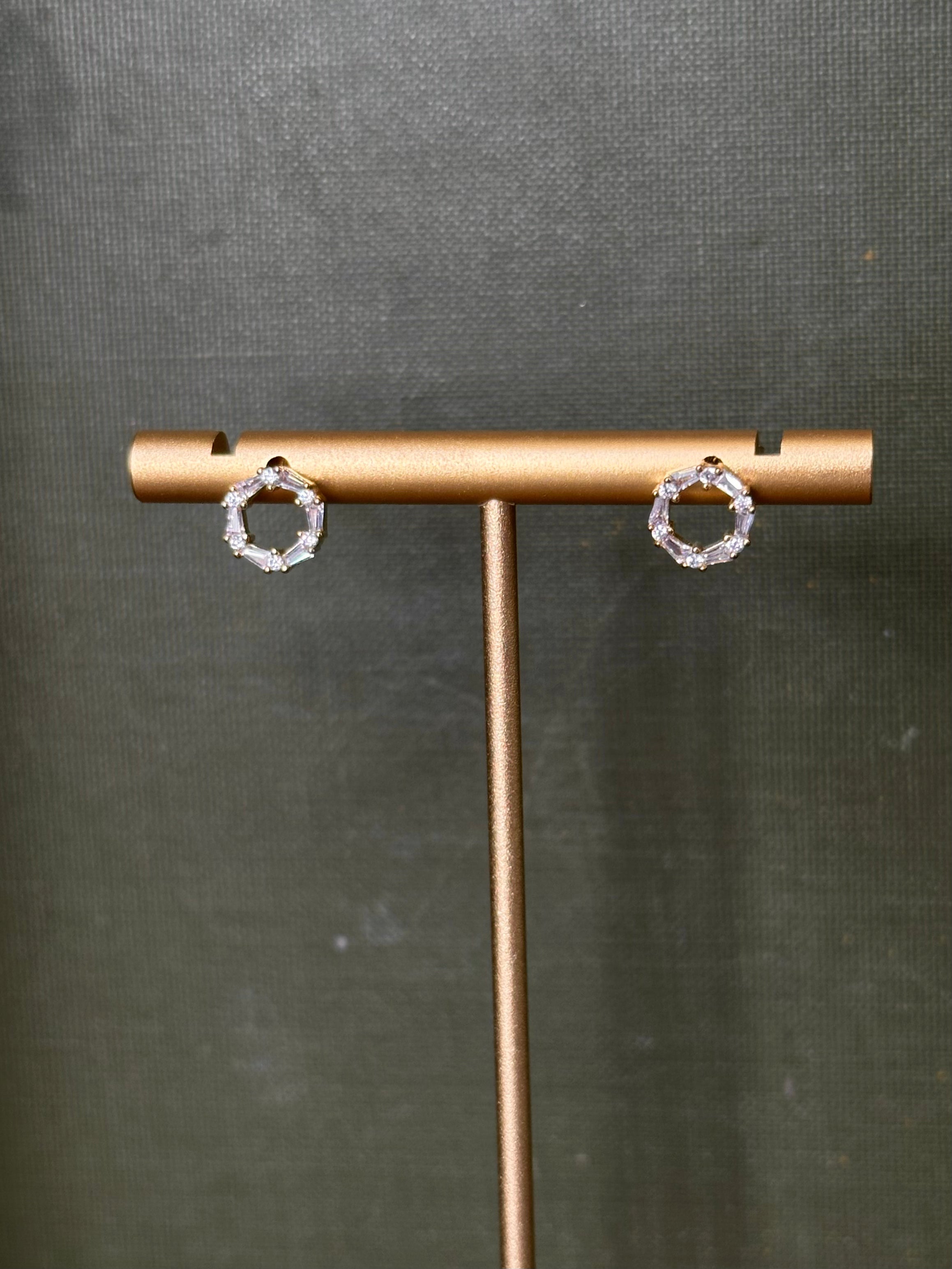 Diamond Hoop Earring
