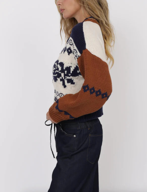 Ivory Rose Sweater Jacket