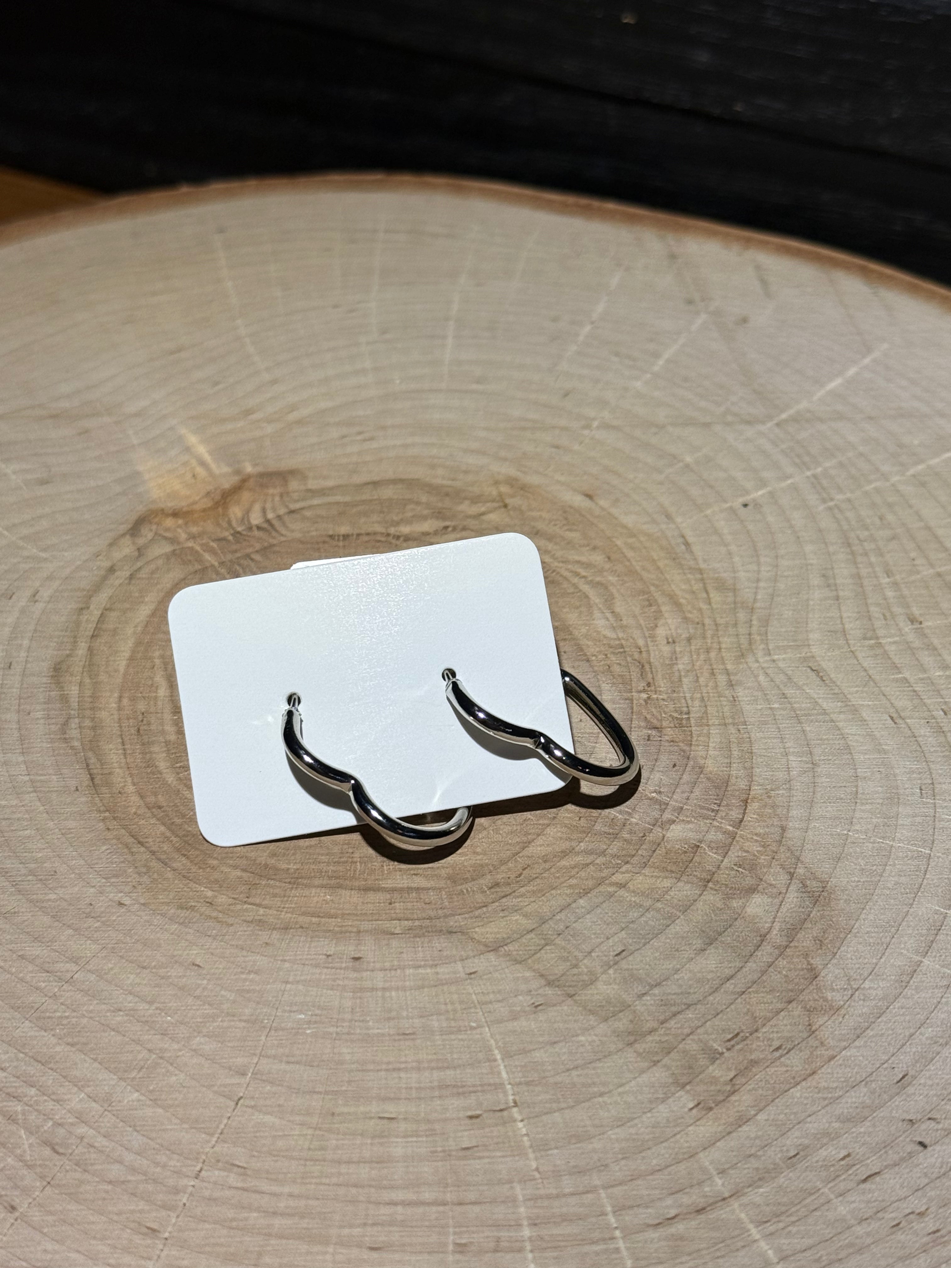 Silver Love Hoops