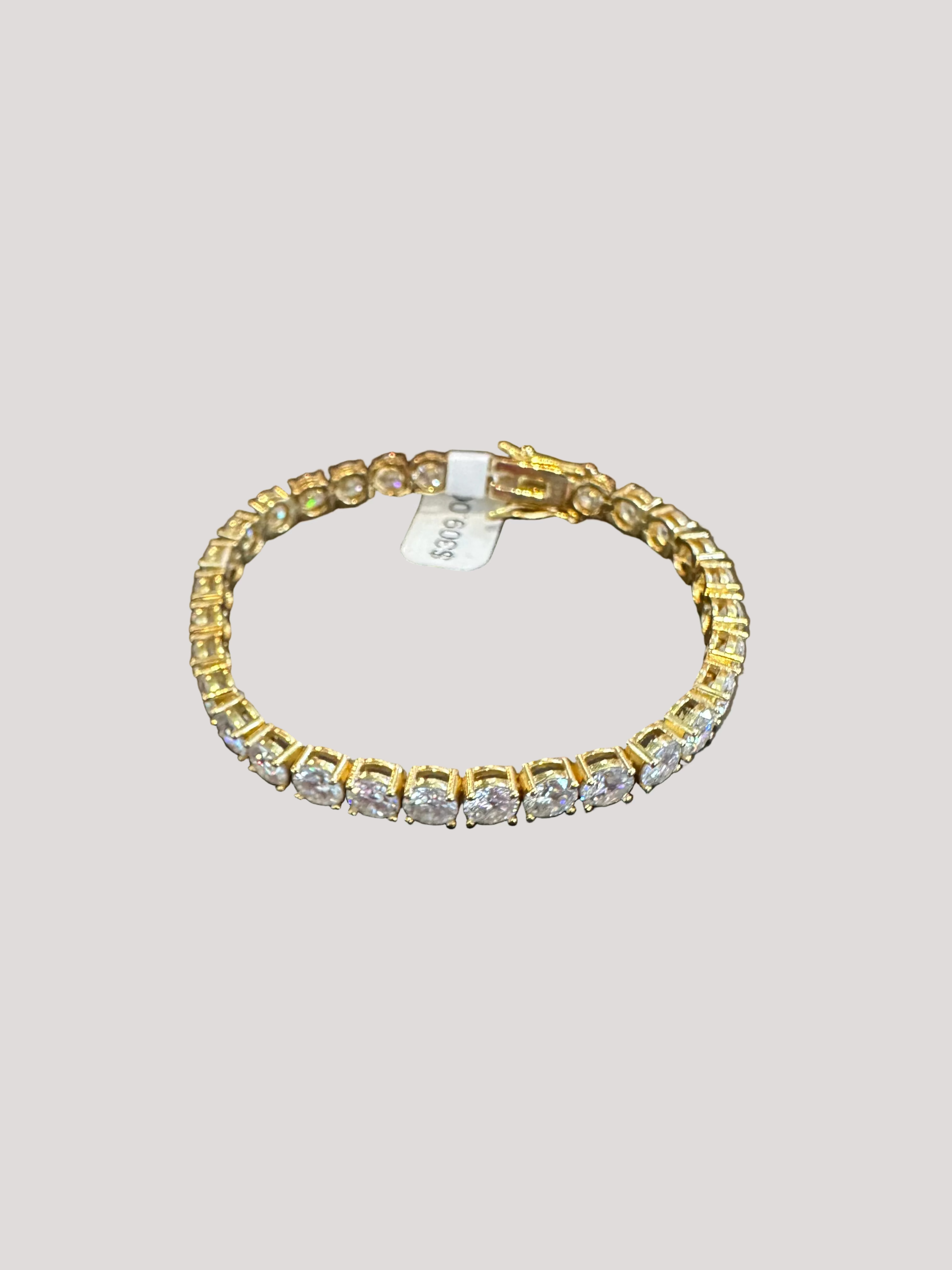Gold Diamond Tennis Bracelet